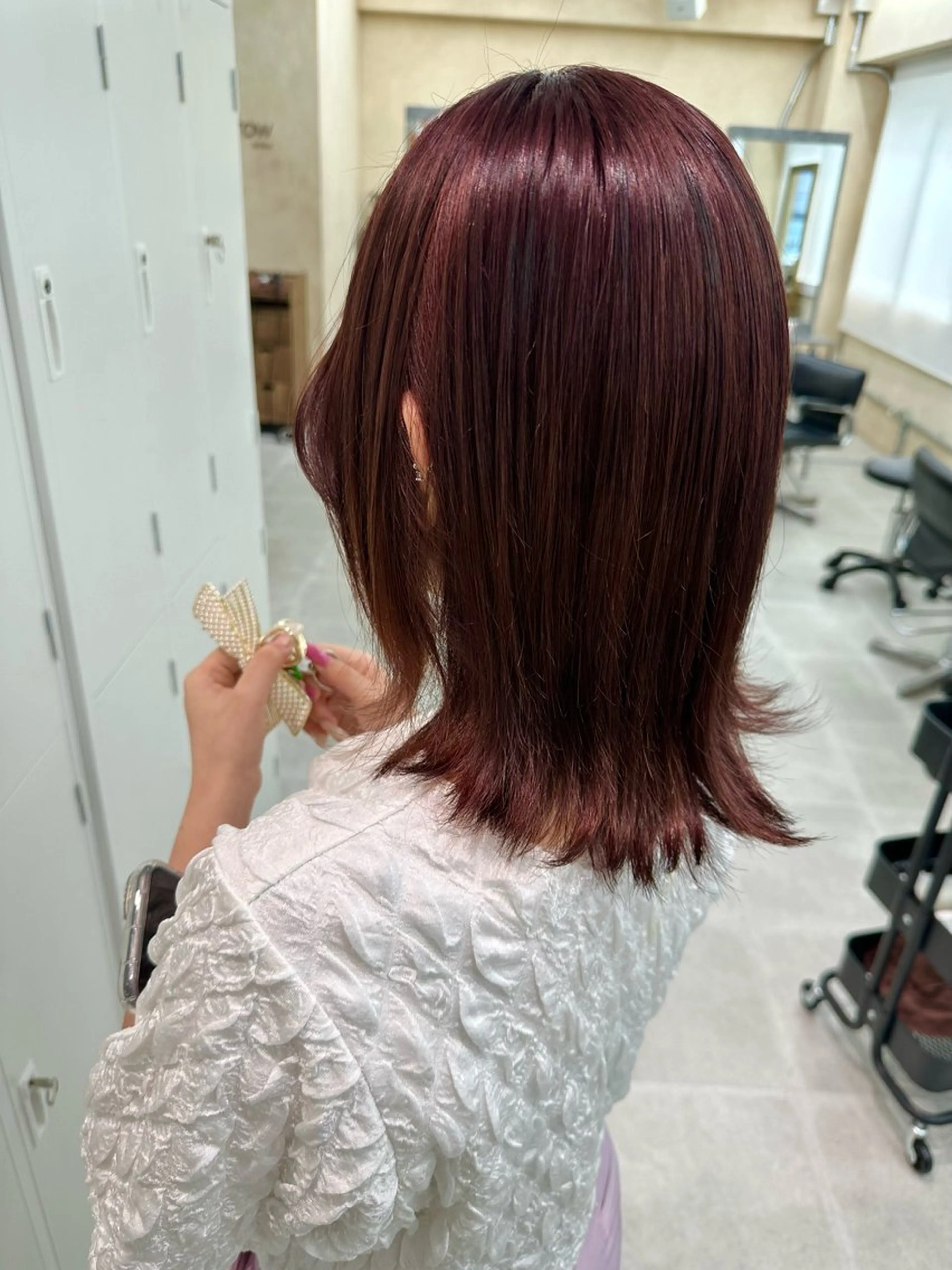 ミディアム カラー 🤍透明感カラー🤍 Moeのヘアスタイル