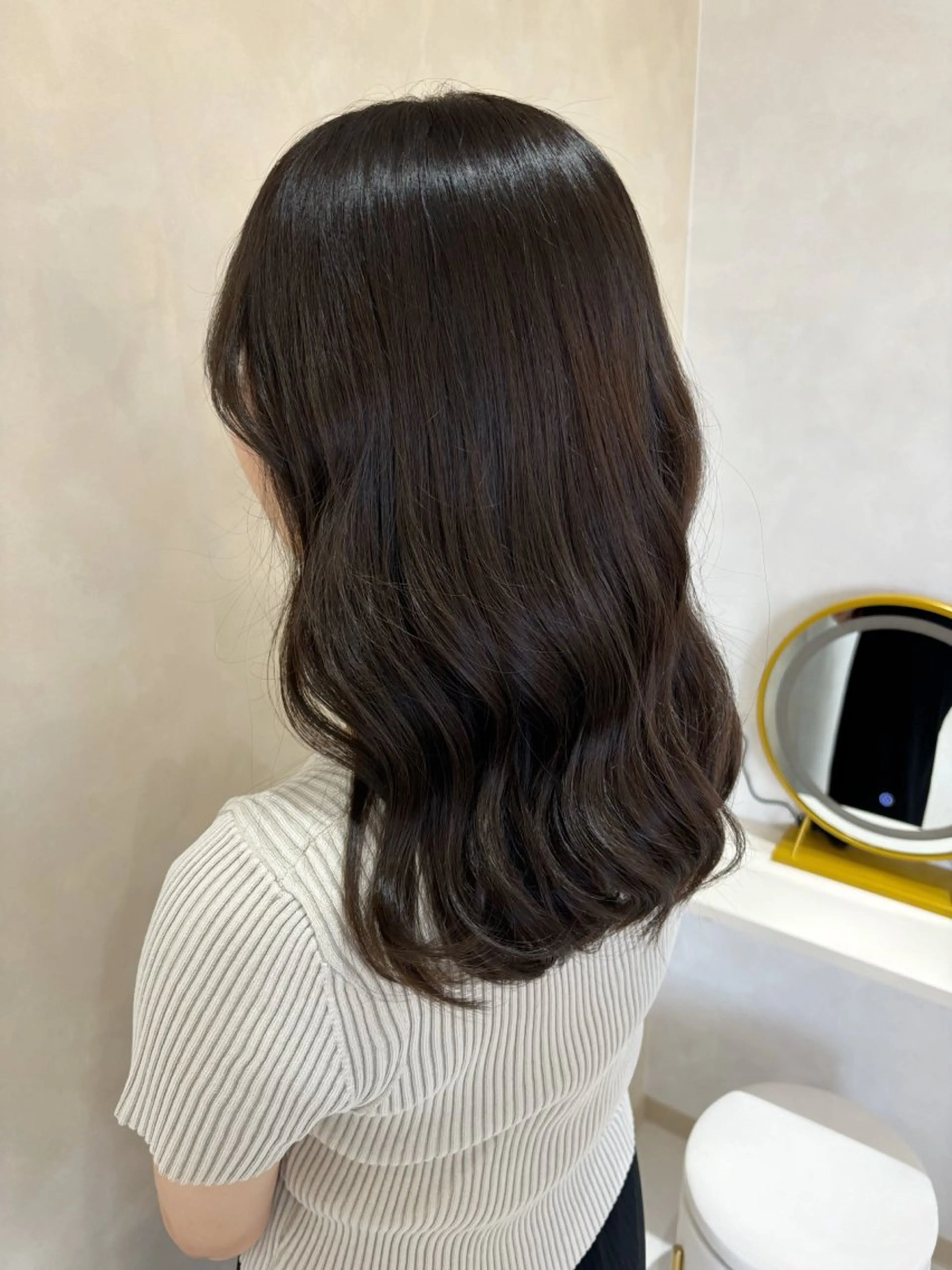 ロング カラー りほ/顔周りカット/ レイヤーカットのヘアスタイル