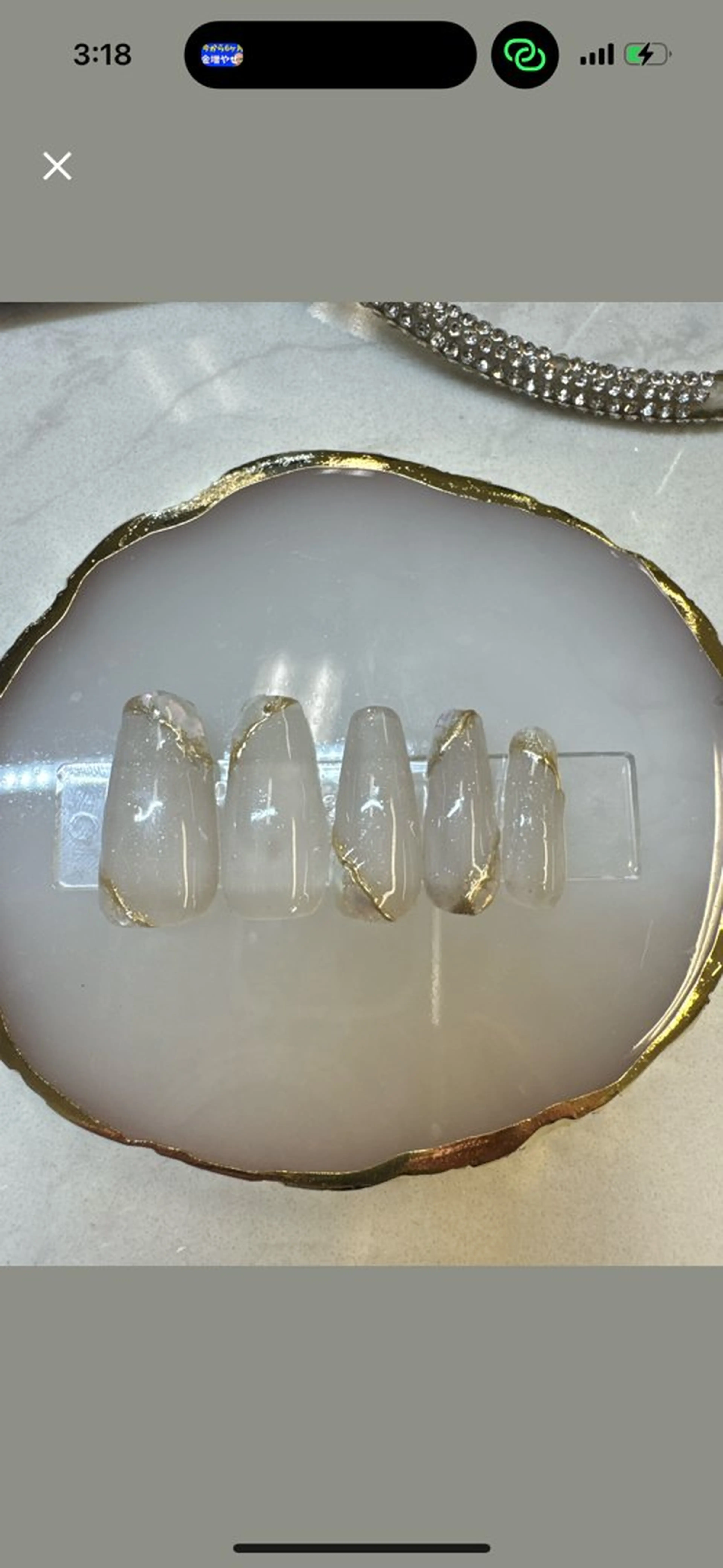 ネイル アートネイル フレンチネイル ジェルネイル ガラスフレンチ グラデーション クイーンズネイル銀座所属・Queeens nailのネイルデザイン