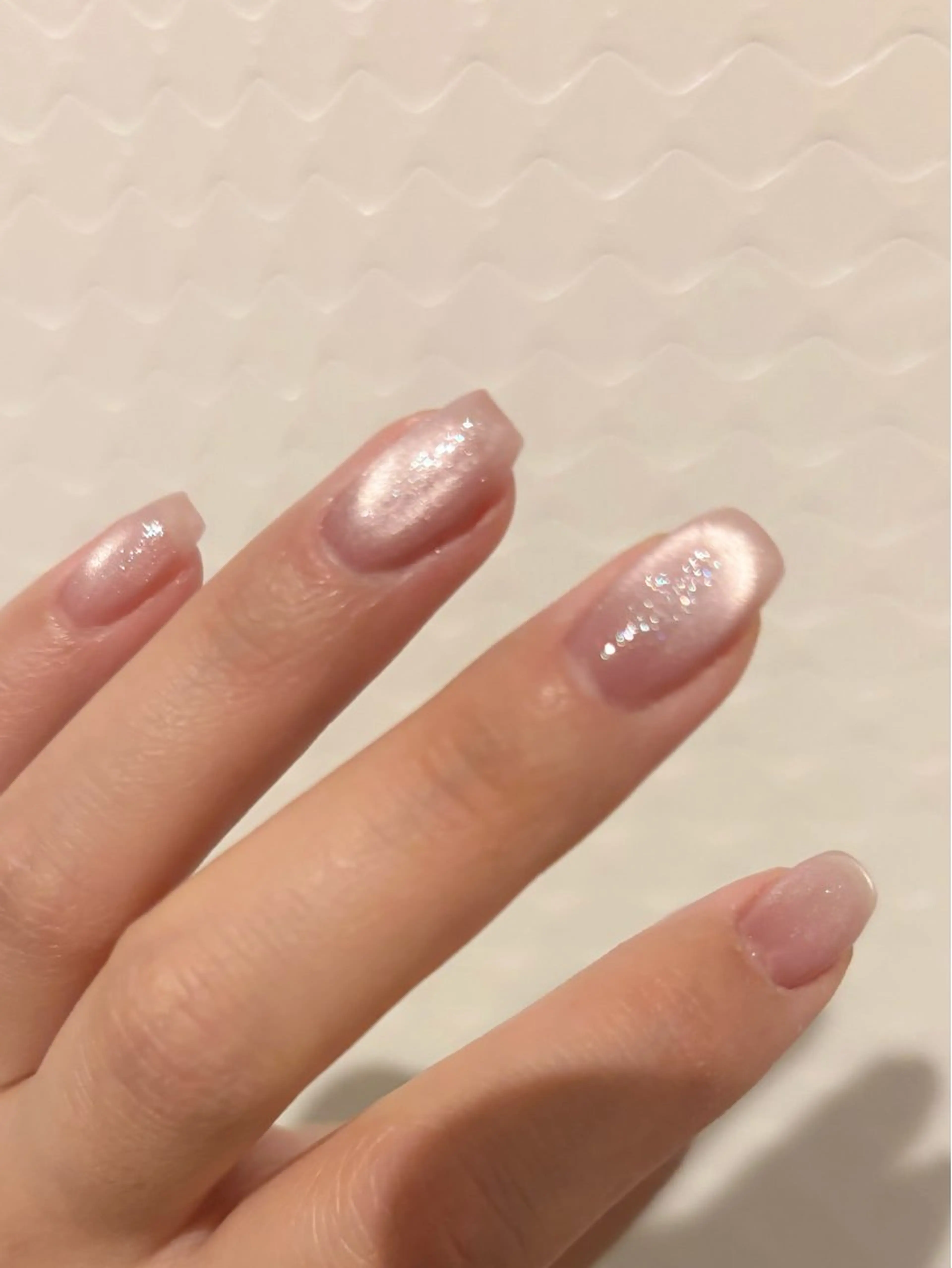 ネイル ラメ(グリッター) マグネットネイル ショートネイル ハンドネイル フットネイル BTFL nailのネイルデザイン