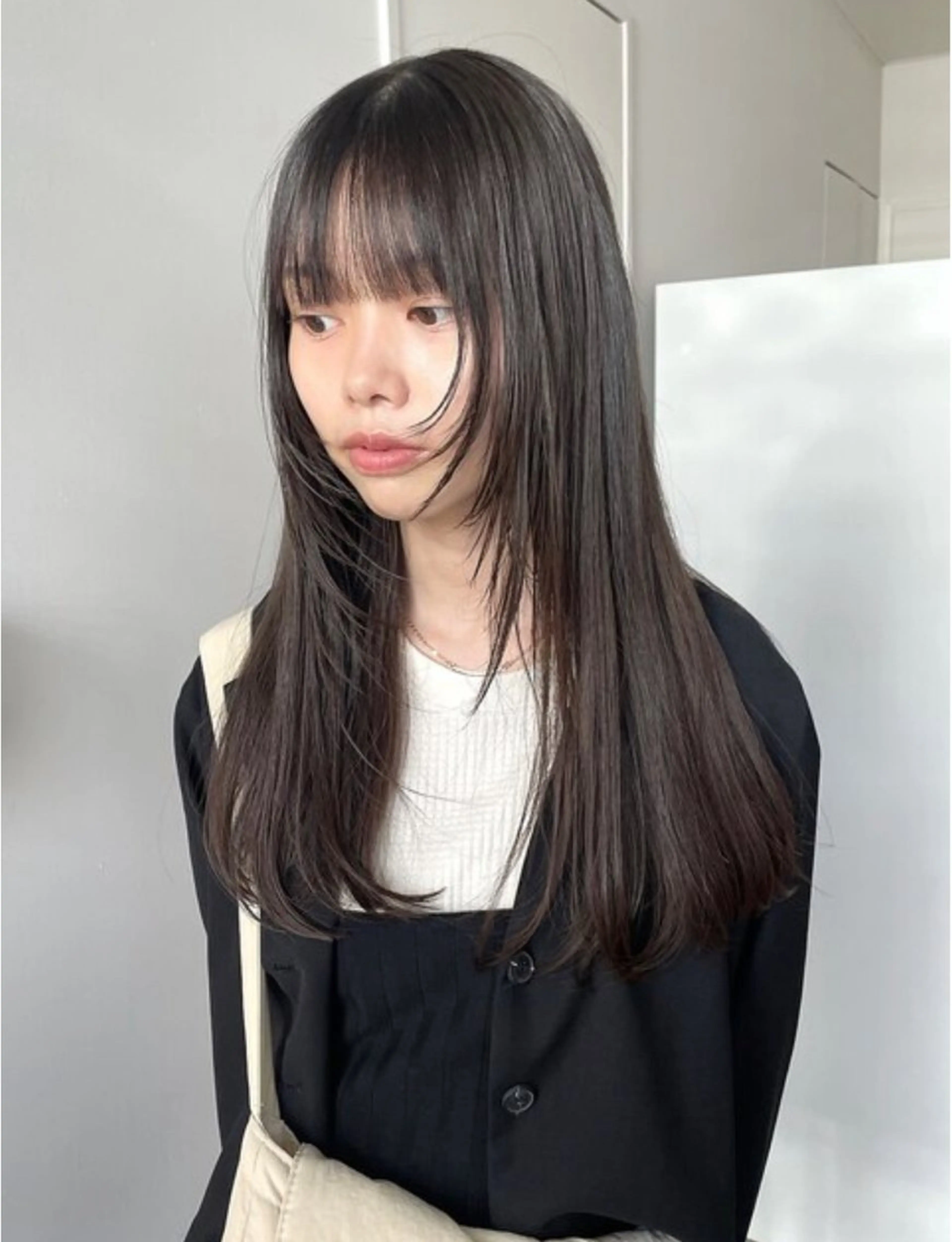 【 ご新規様＆平日限定💡ケア付き！⠀】カット+カラー+髪質改善オージュアフルコーストリートメントの写真