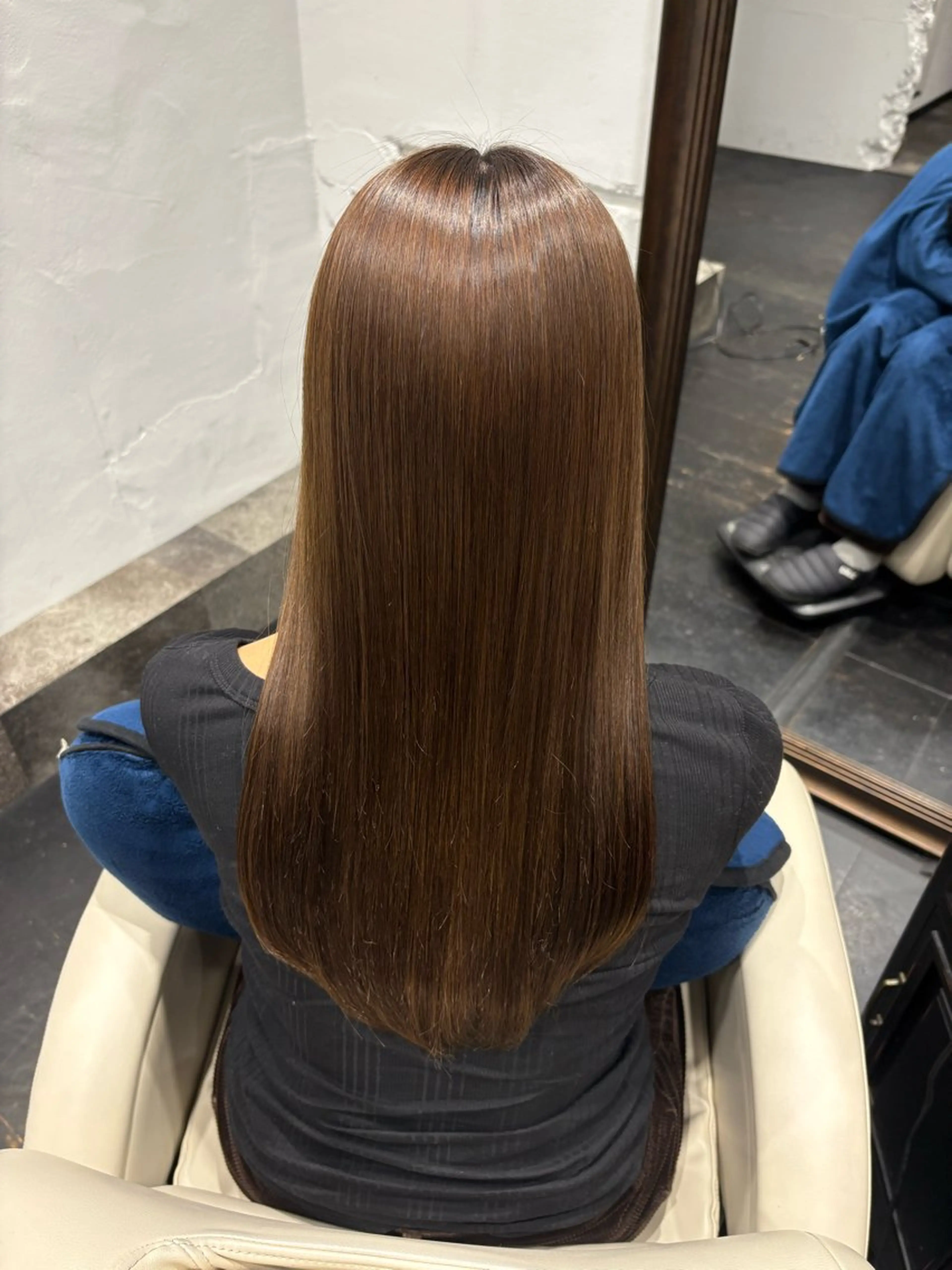 ロング 酸性ストレート 縮毛矯正 ARCOIRIS by Dollhair所属・こと/都島 /ARCOIRISのヘアスタイル