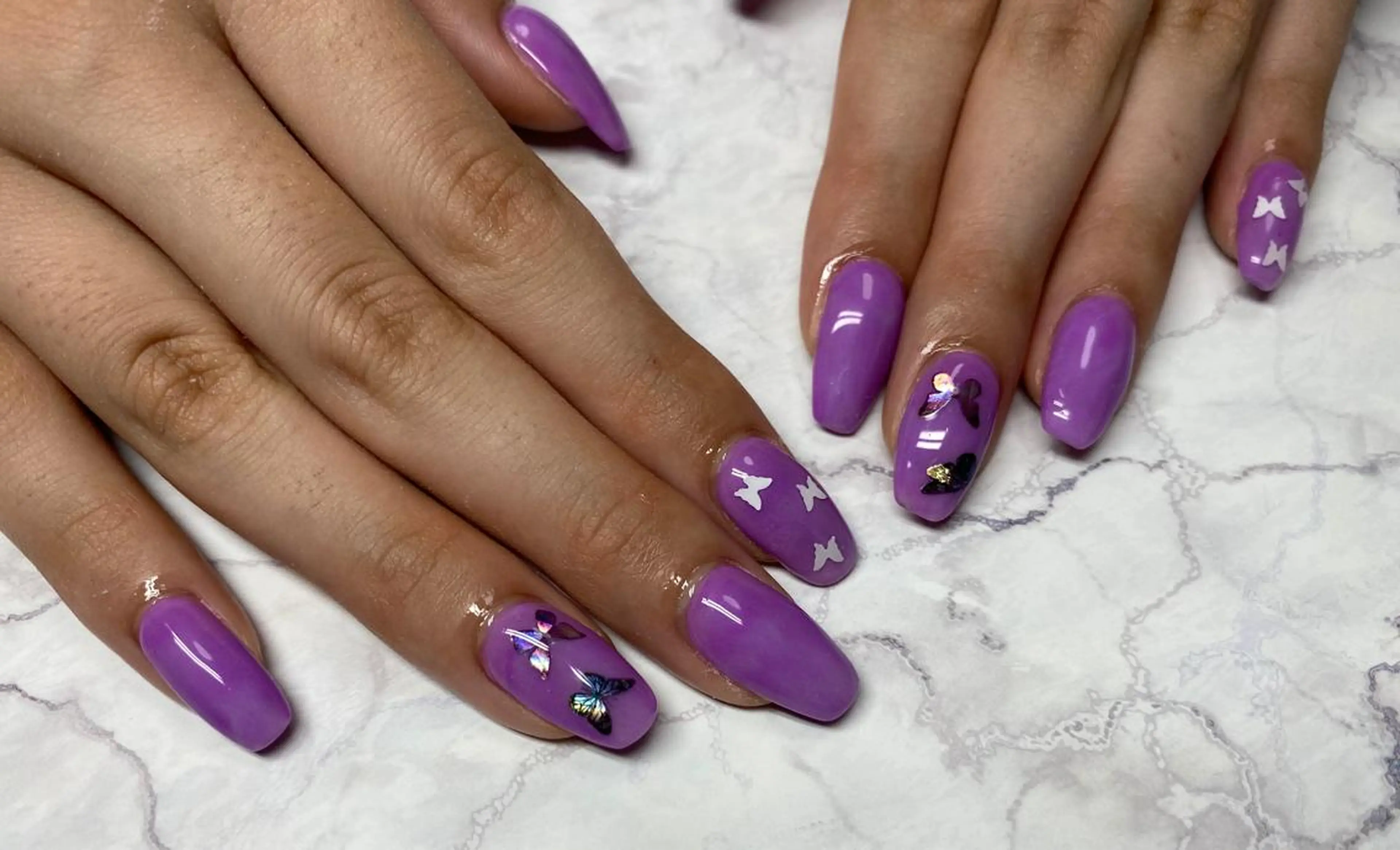 ネイル ハンドネイル Mana‪ ‪·͜· ❤︎‬のネイルデザイン