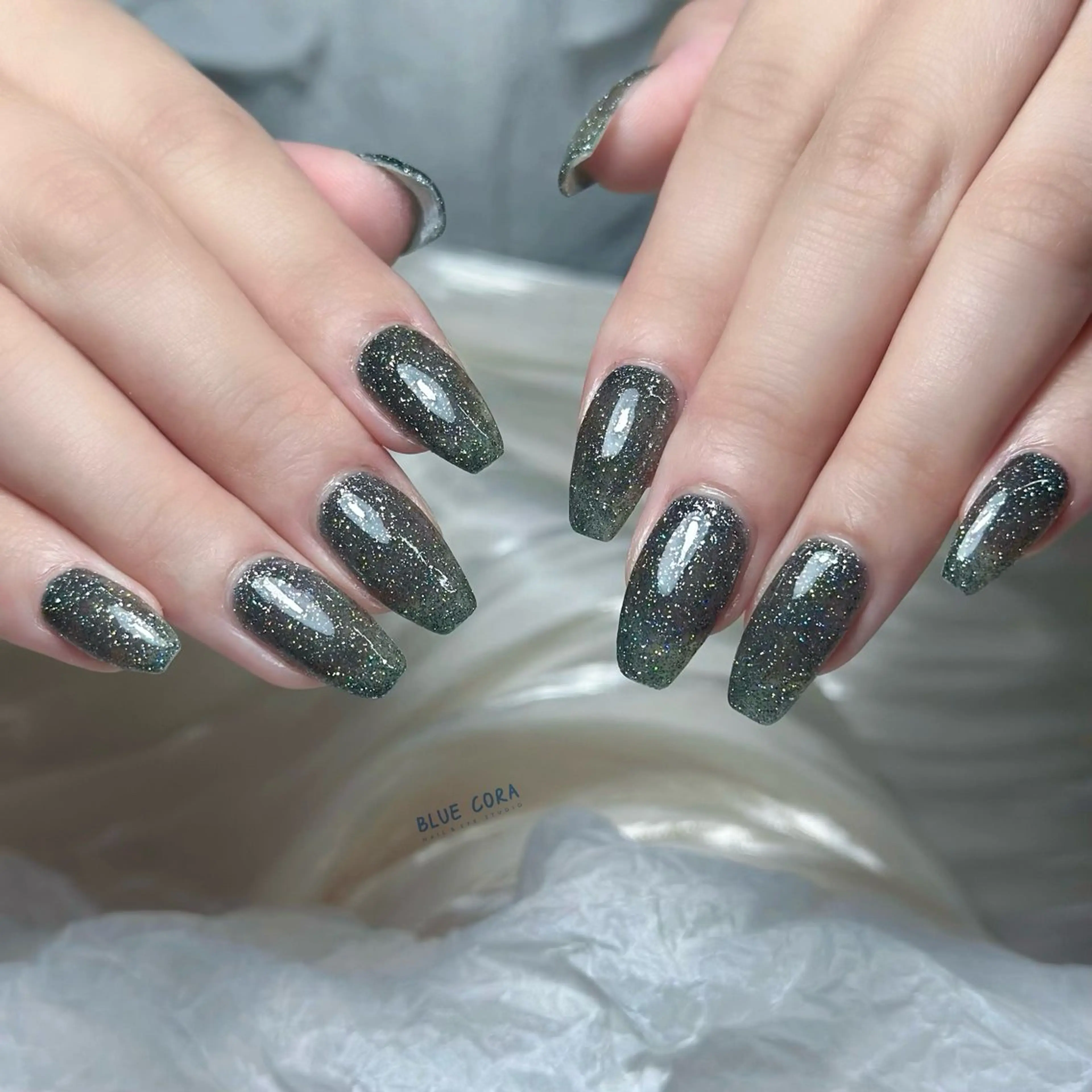 ネイル フラッシュネイル ハンドネイル ハンドケア BLUE CORA所属・BLUE CORAのネイルデザイン