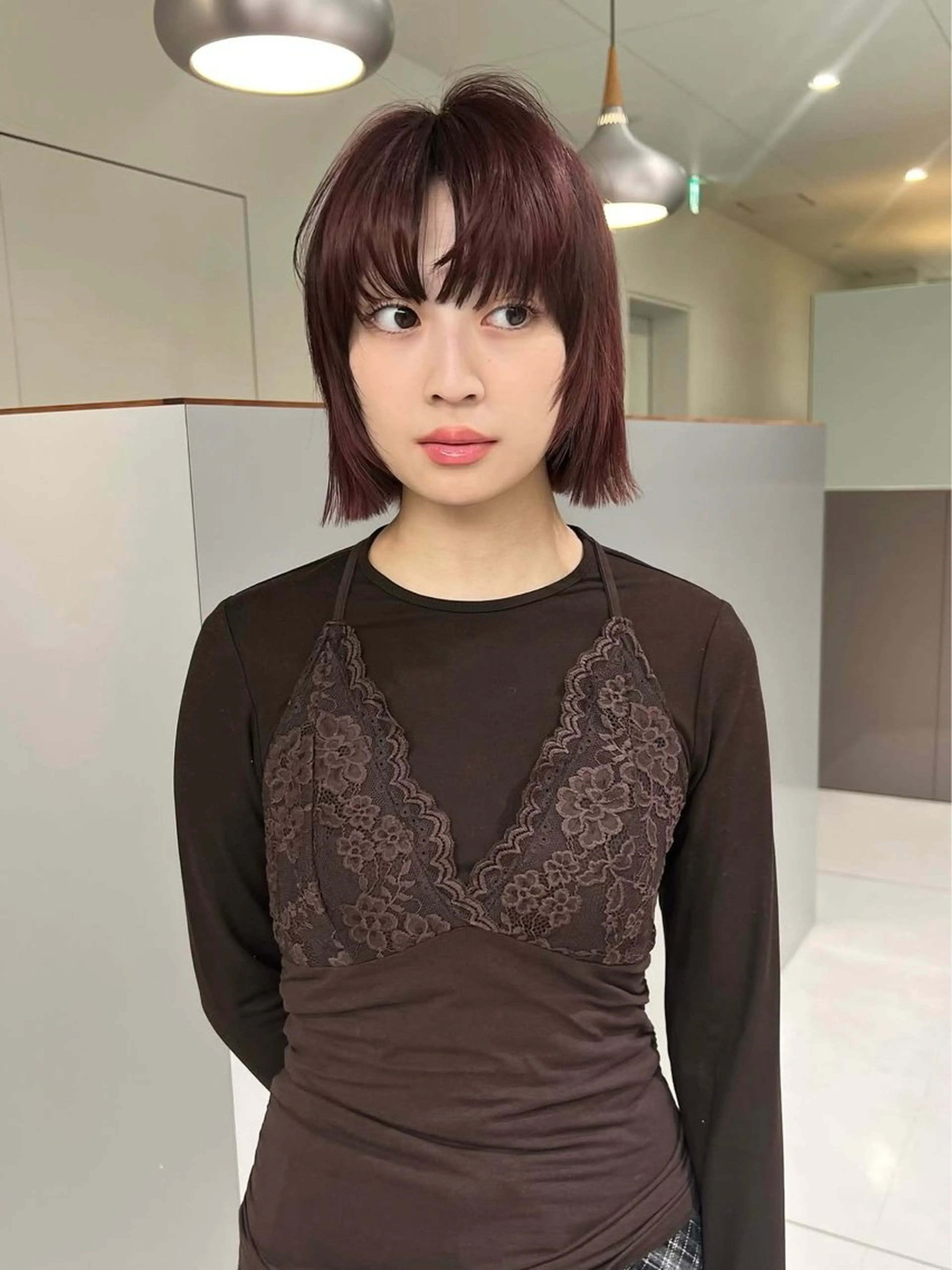 ショート 透けるカラー🫧 Memi🎀のヘアスタイル