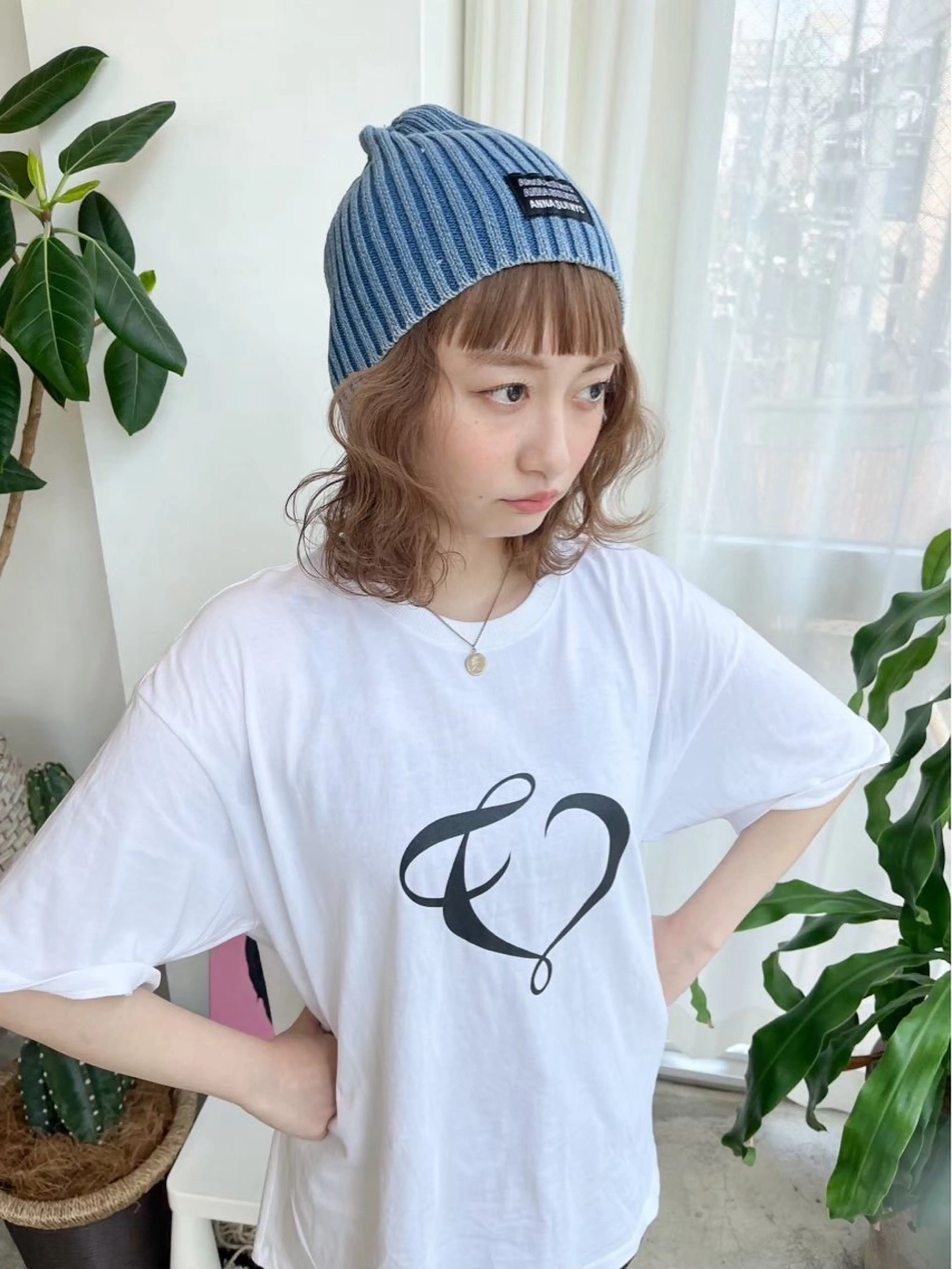 カラー ness 一花のヘアスタイル