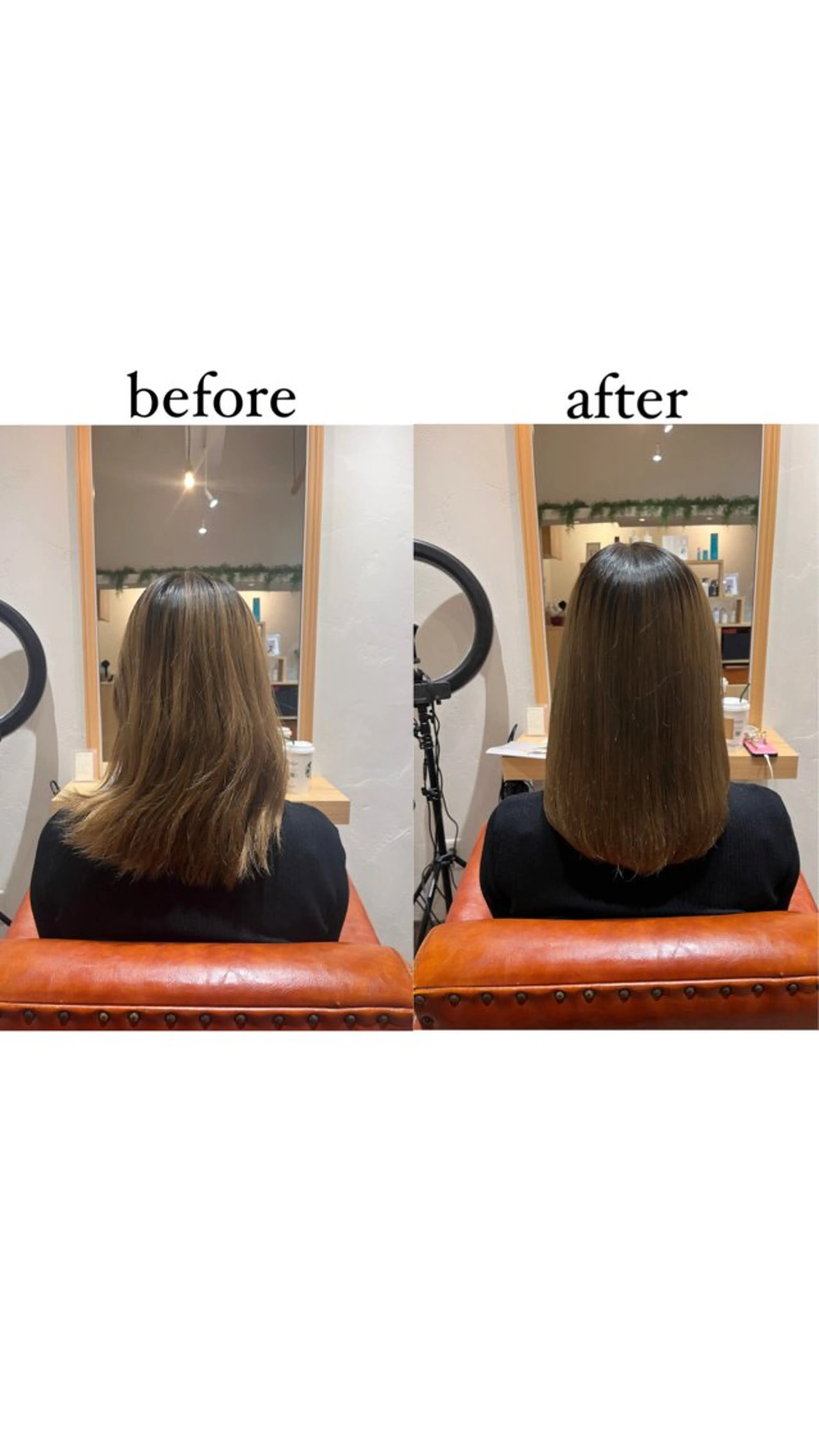 ミディアム トリートメント eme hair design 【エメ】所属・eme ﾅｵ ストレートモデル募集のヘアスタイル