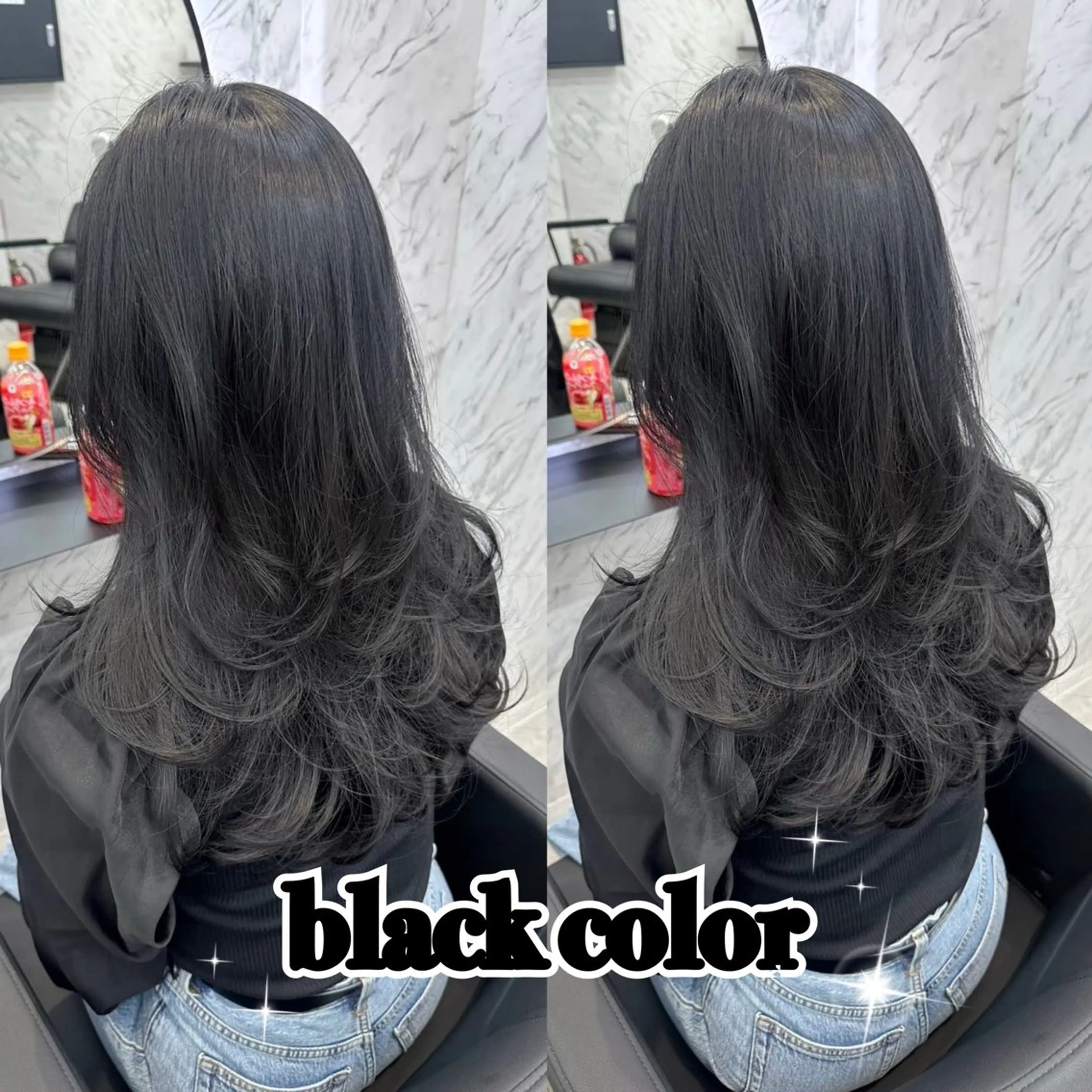 ロング カラー トリートメント ヘアカラー トリートメント 韓国艶カラー 🇰🇷💎MIUのヘアスタイル