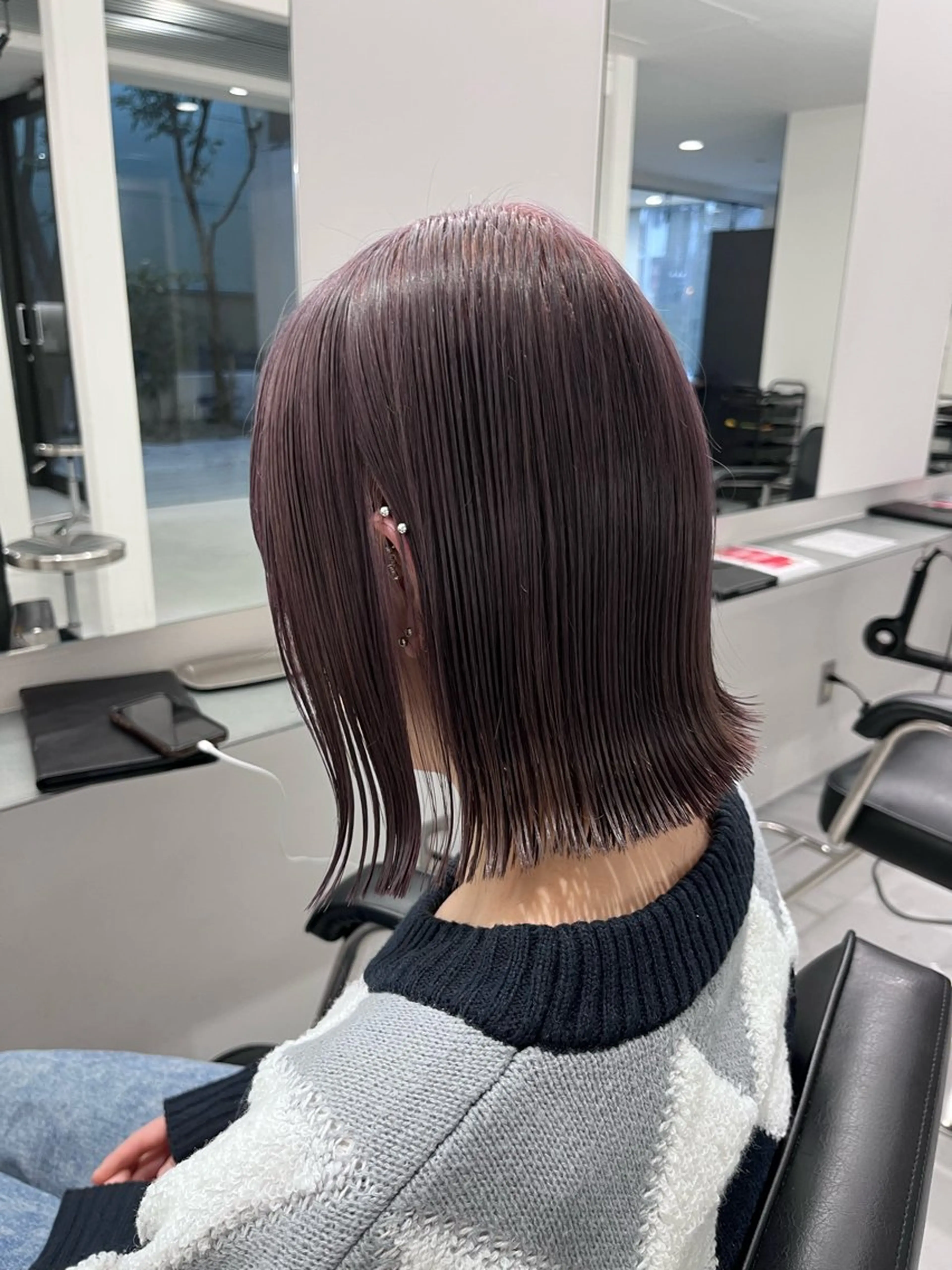 ミディアム カラー ベージュカラー/ 新潟/万代/なお🎀のヘアスタイル