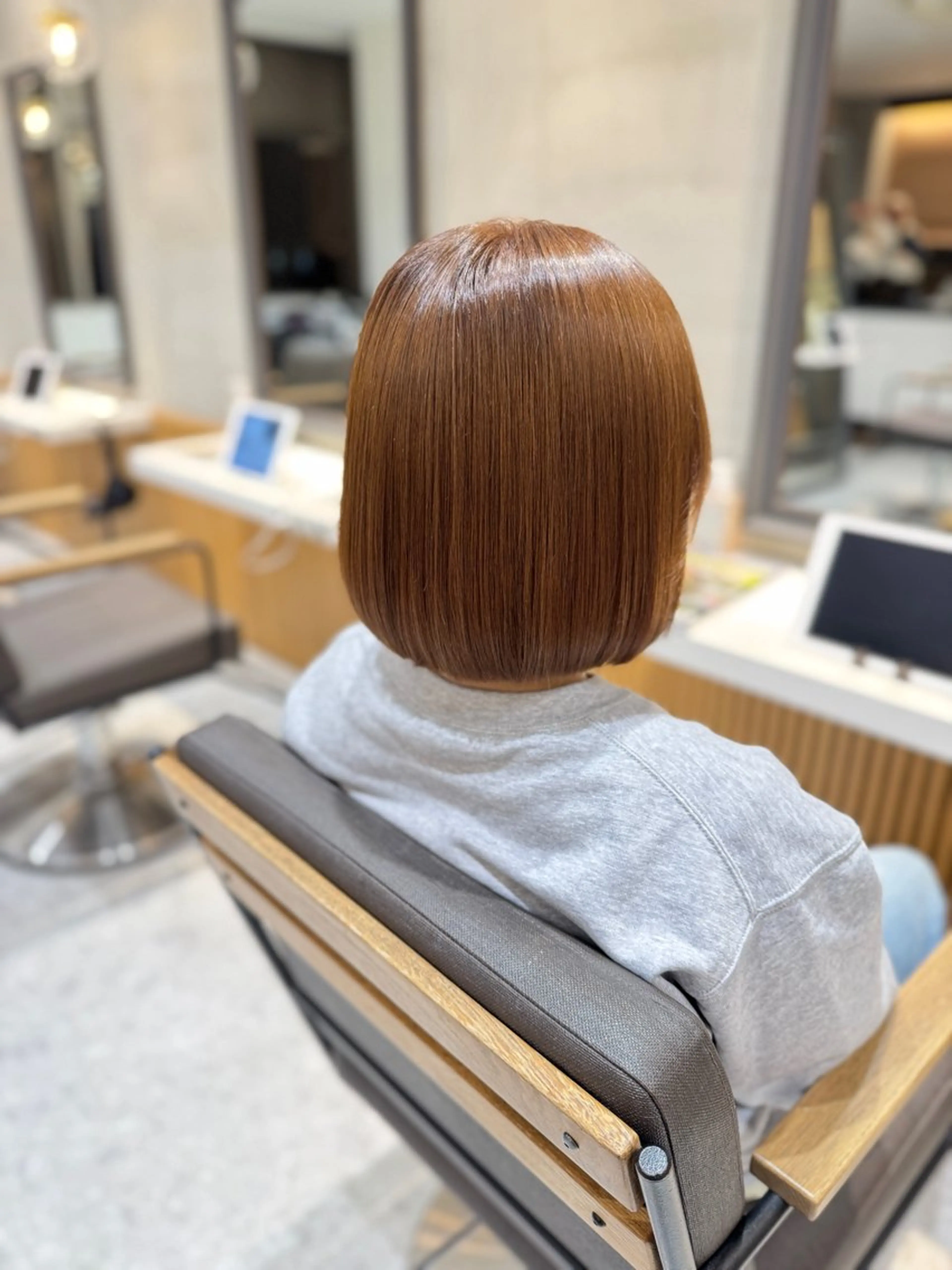 ミディアム カラー ベージュカラー ブラウンカラー ブラウンベージュ 透明感カラー グレージュ ブリーチなしWカラー ヘアセット🎀はるかのヘアスタイル