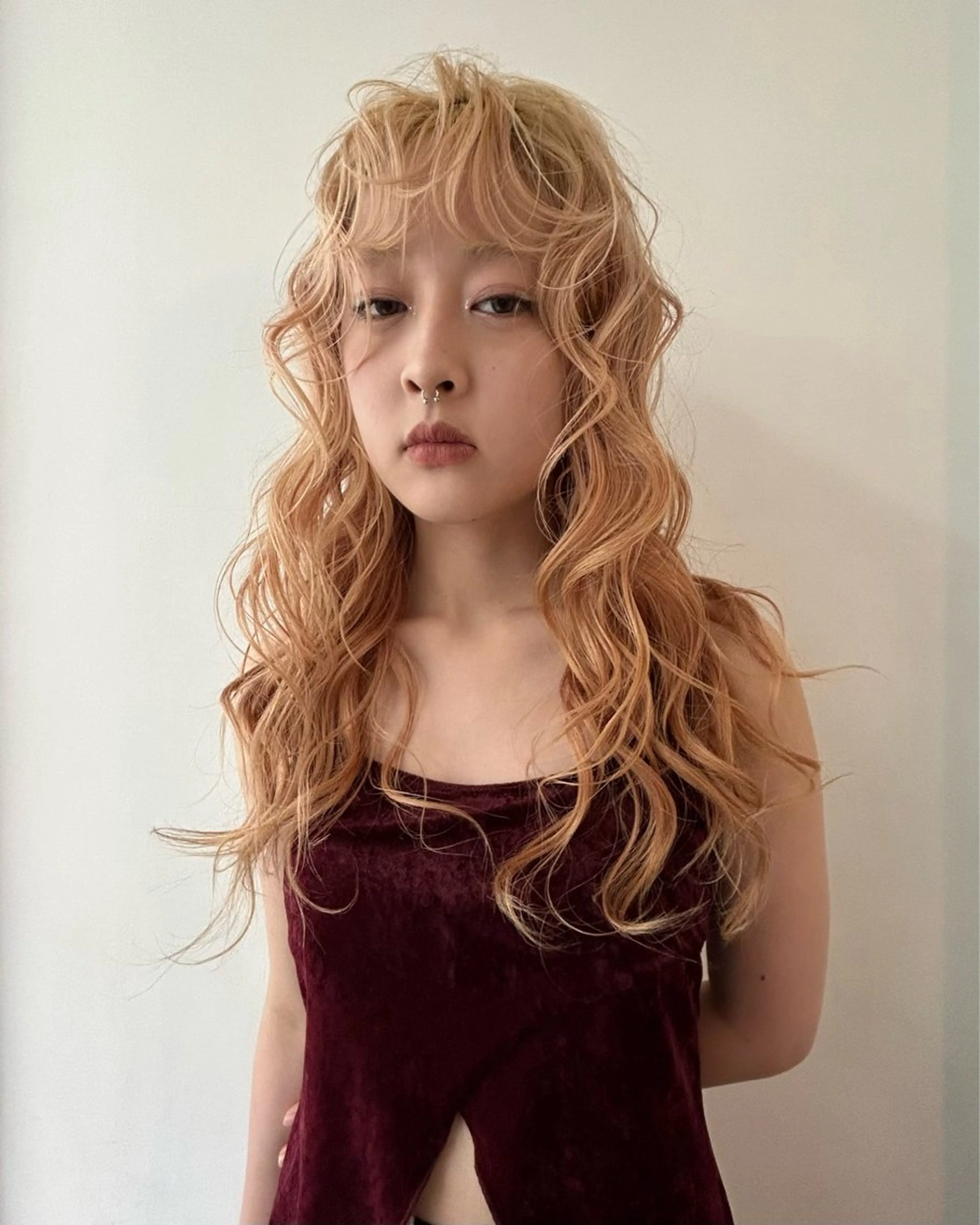 セミロング カラー 名古屋栄/ブリーチ/ ボブ🧃木下桃嘉のヘアスタイル