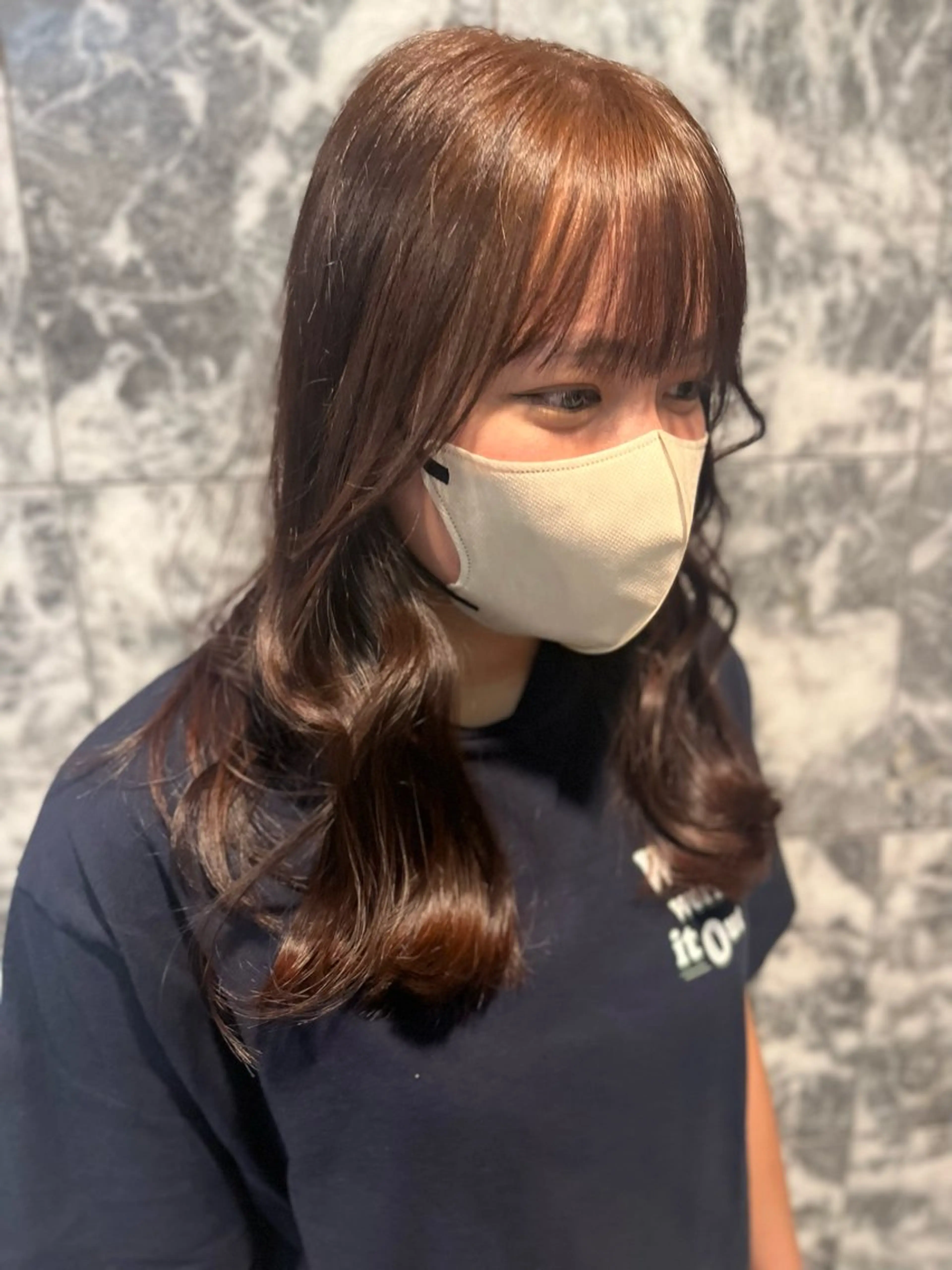 ロング 韓国風ヘア ロング I'mアネックスサラ三条店所属・モデル募集中/前田 栄次のヘアスタイル