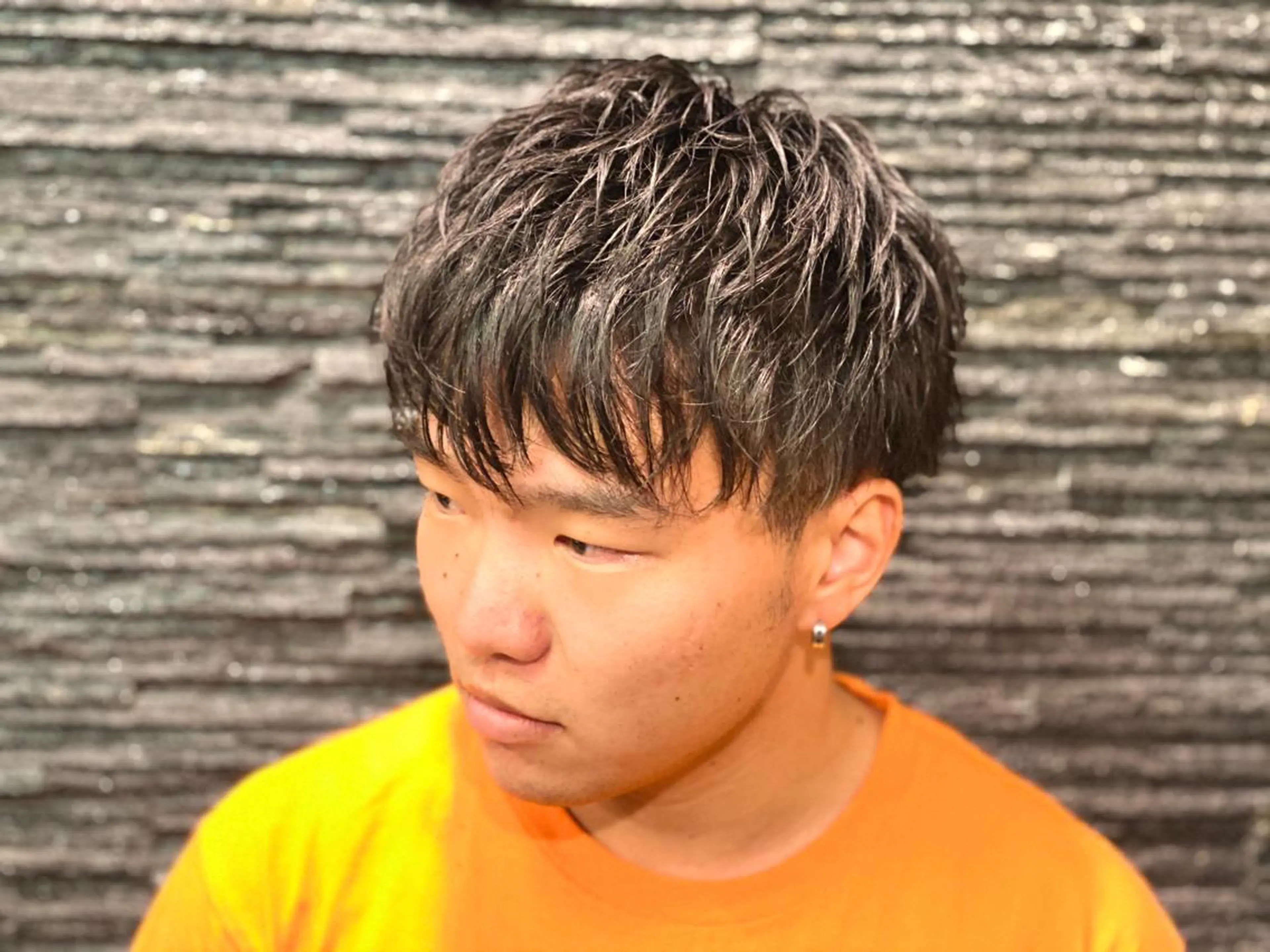 ミディアム メンズ HIRO GINZA 池袋東口店所属・林田 龍明のヘアスタイル