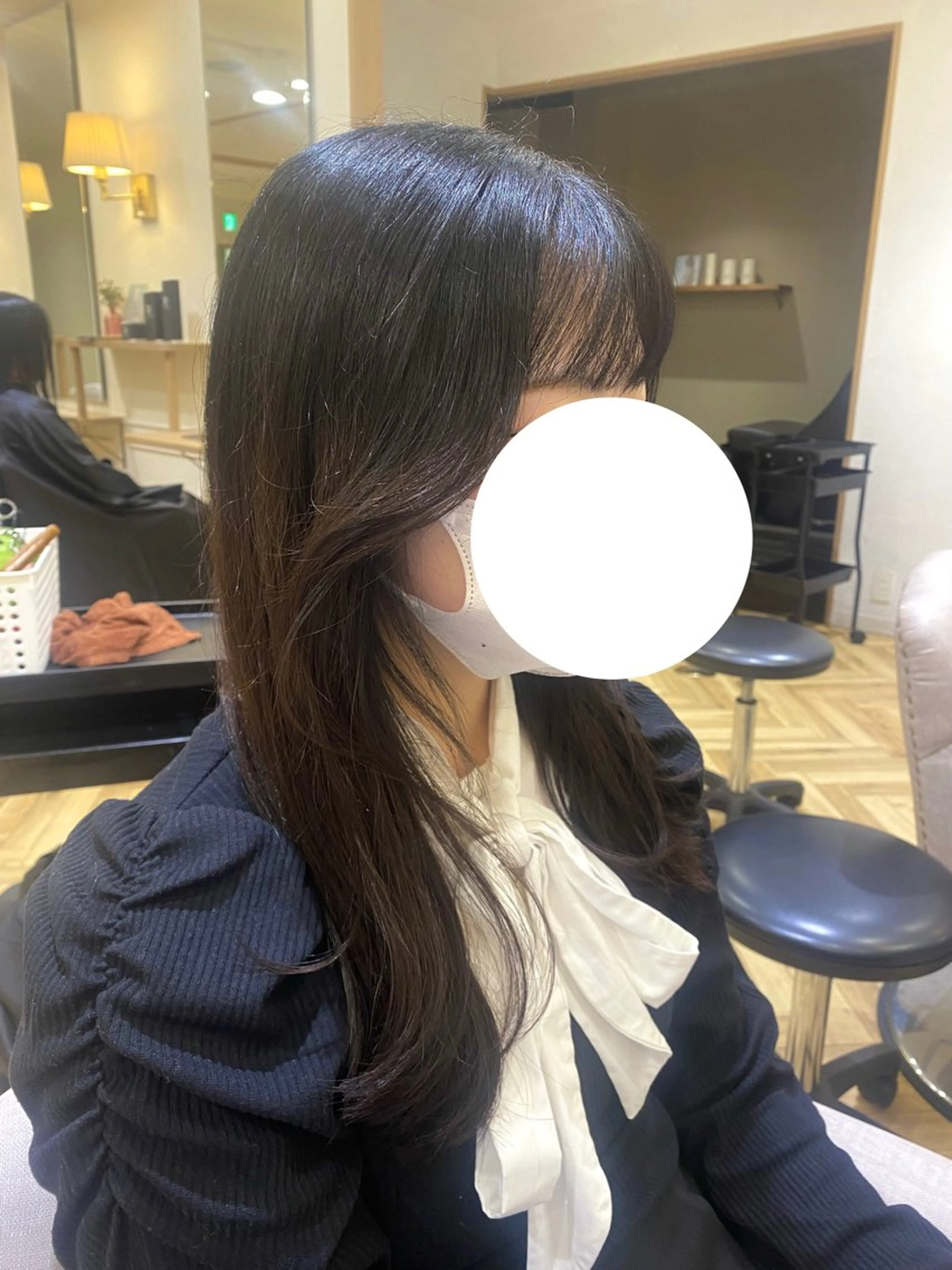 ロング くびれヘア 韓国風ヘア 韓国ヘア・カラー 🩵SHIZUKUのヘアスタイル