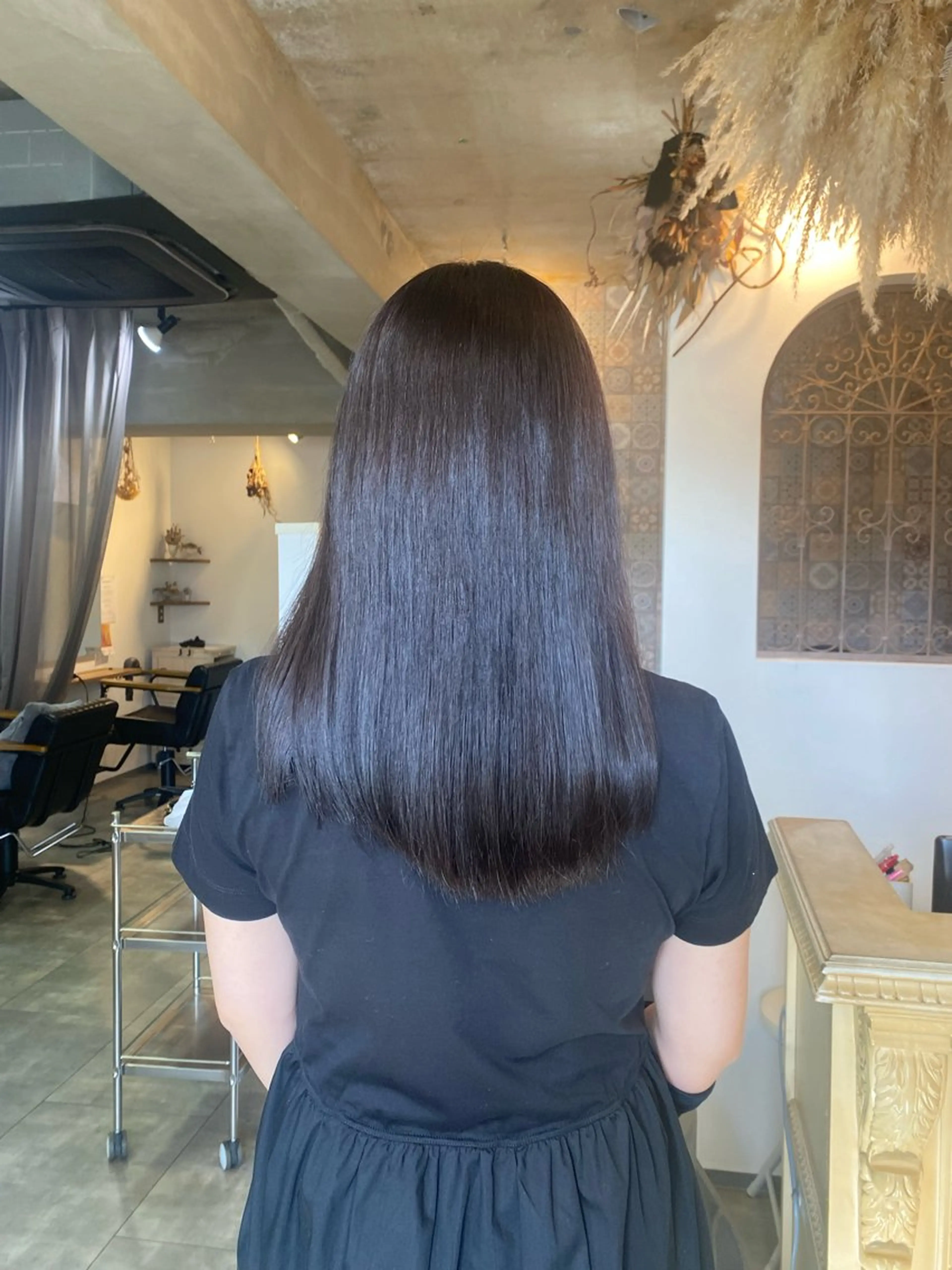 セミロング カラー ベージュカラー ヘアカラー maya マヤのヘアスタイル