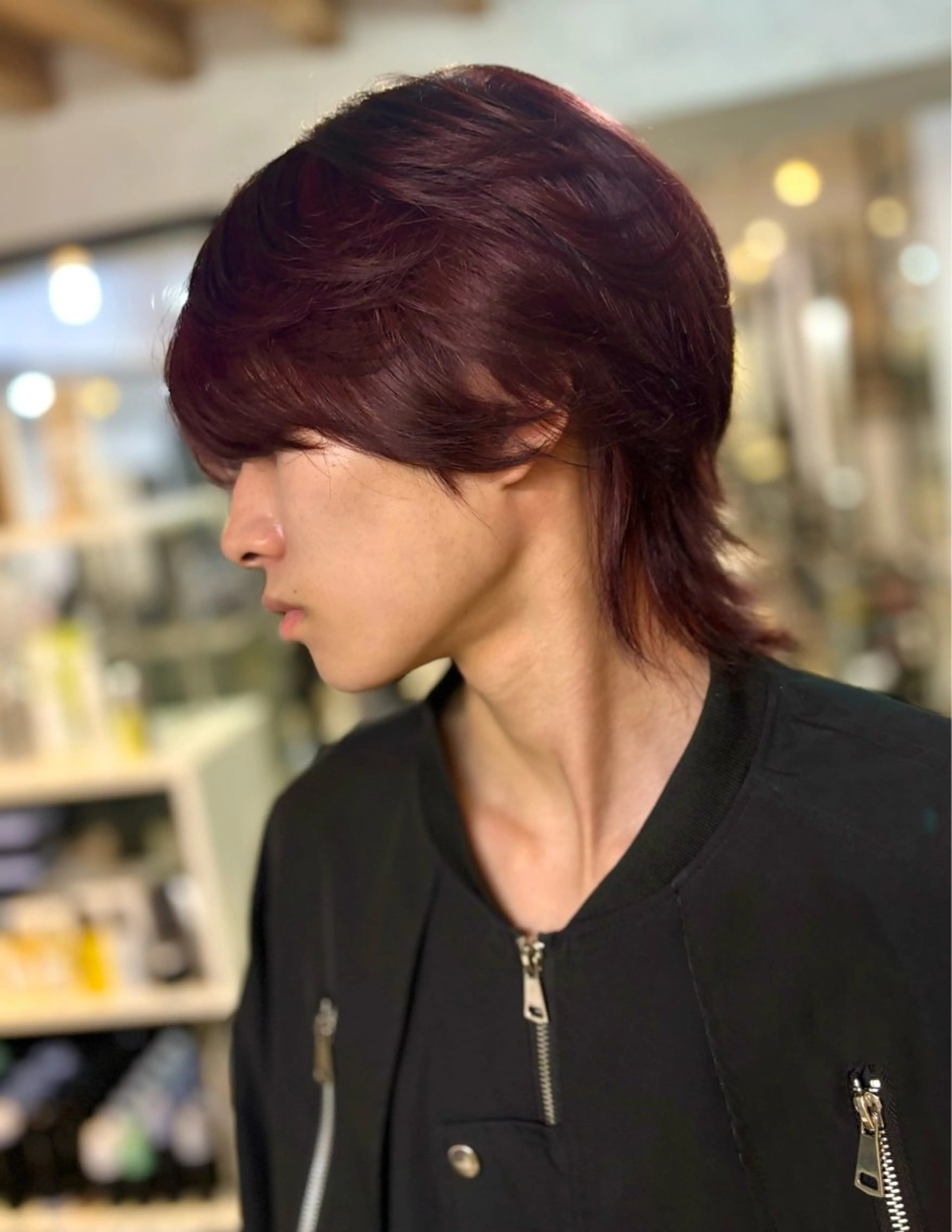 カラー メンズ 飯田 晟恭のヘアスタイル