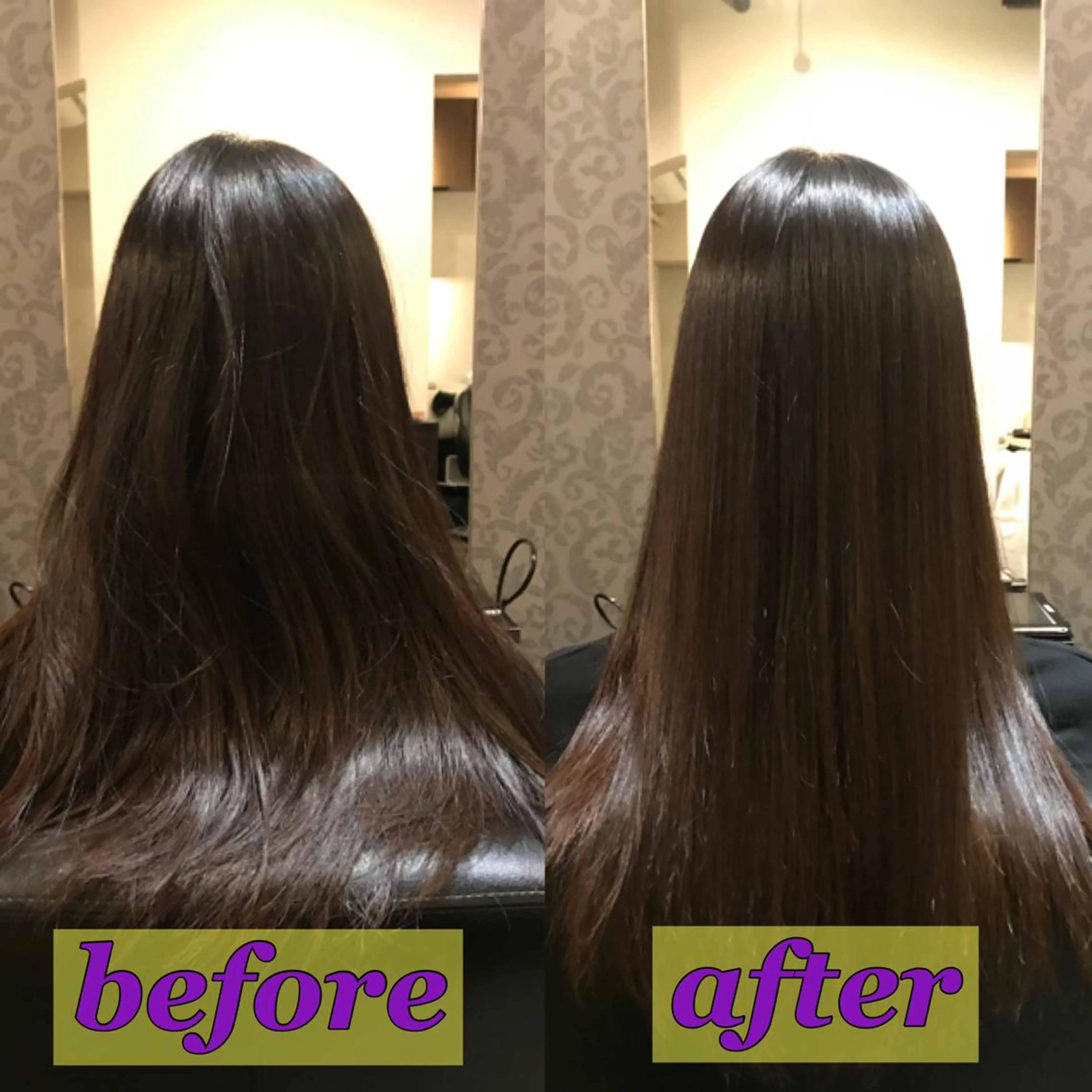 セミロング 縮毛矯正専門店店長 佐々木動画モデル募集のヘアスタイル