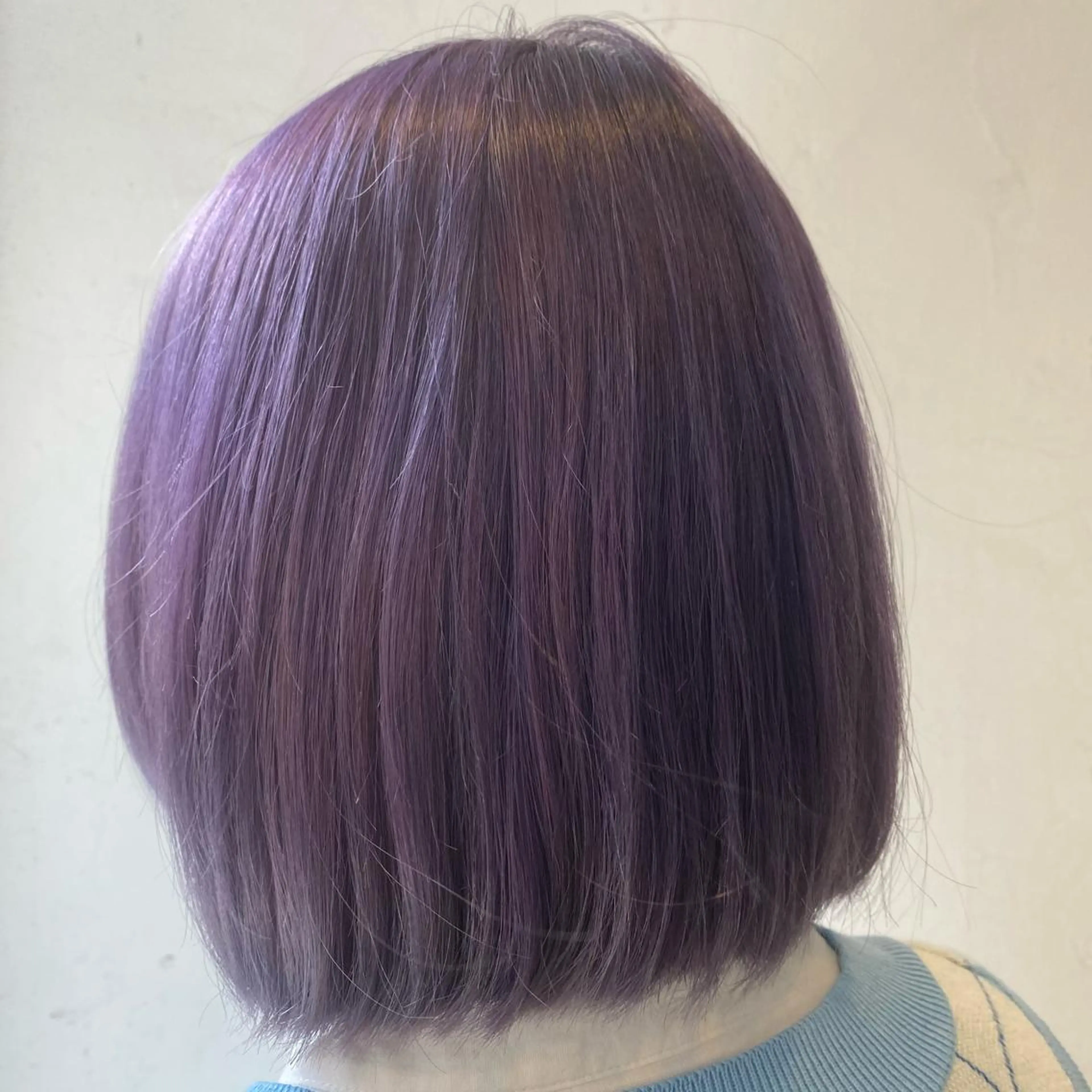 ショート カラー バイオレットカラー 韓国風ヘア ヘアカラー 💚 nao💚のヘアスタイル