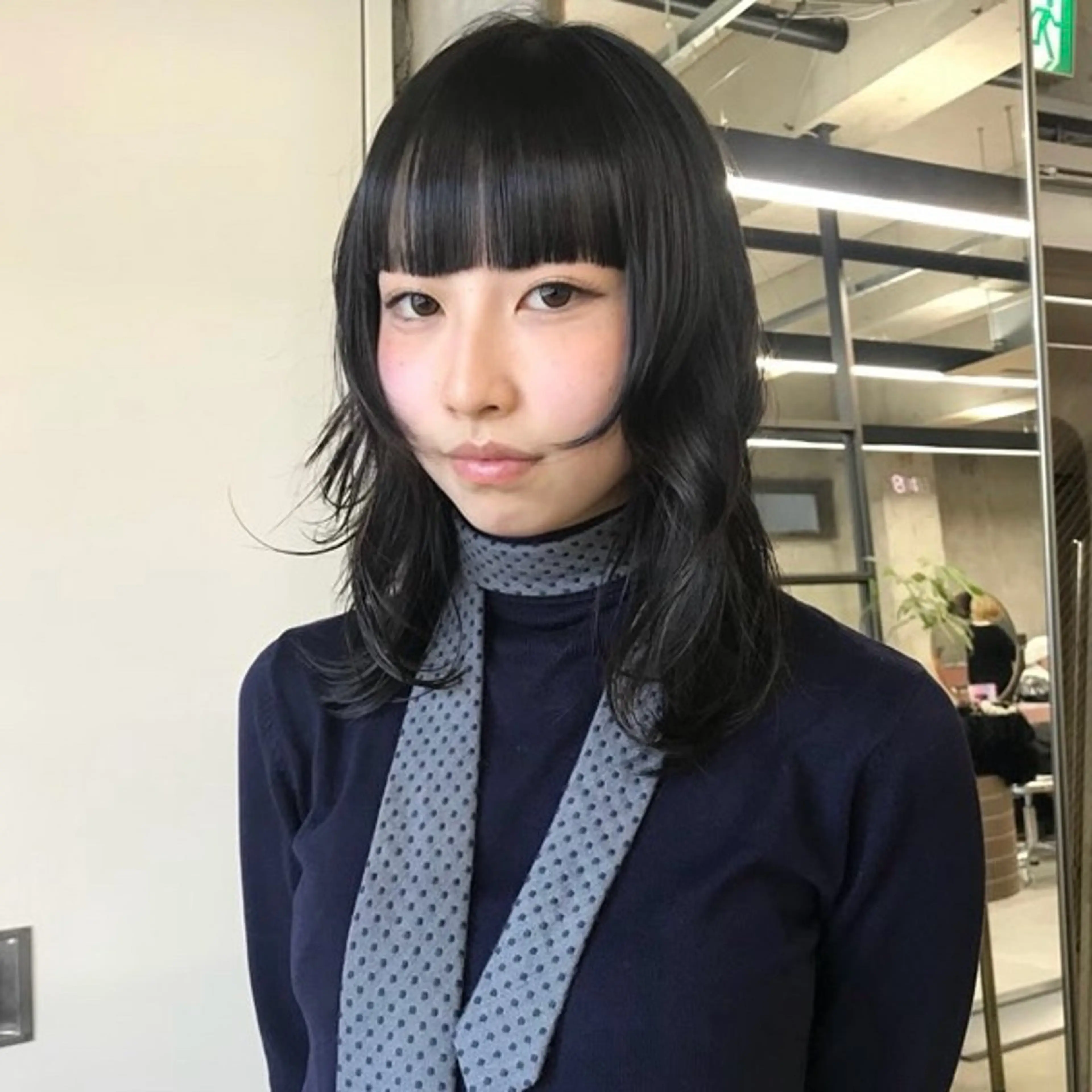 ミディアム カット ヘアカラー 伊藤ほのか /パーマ/ショートのヘアスタイル