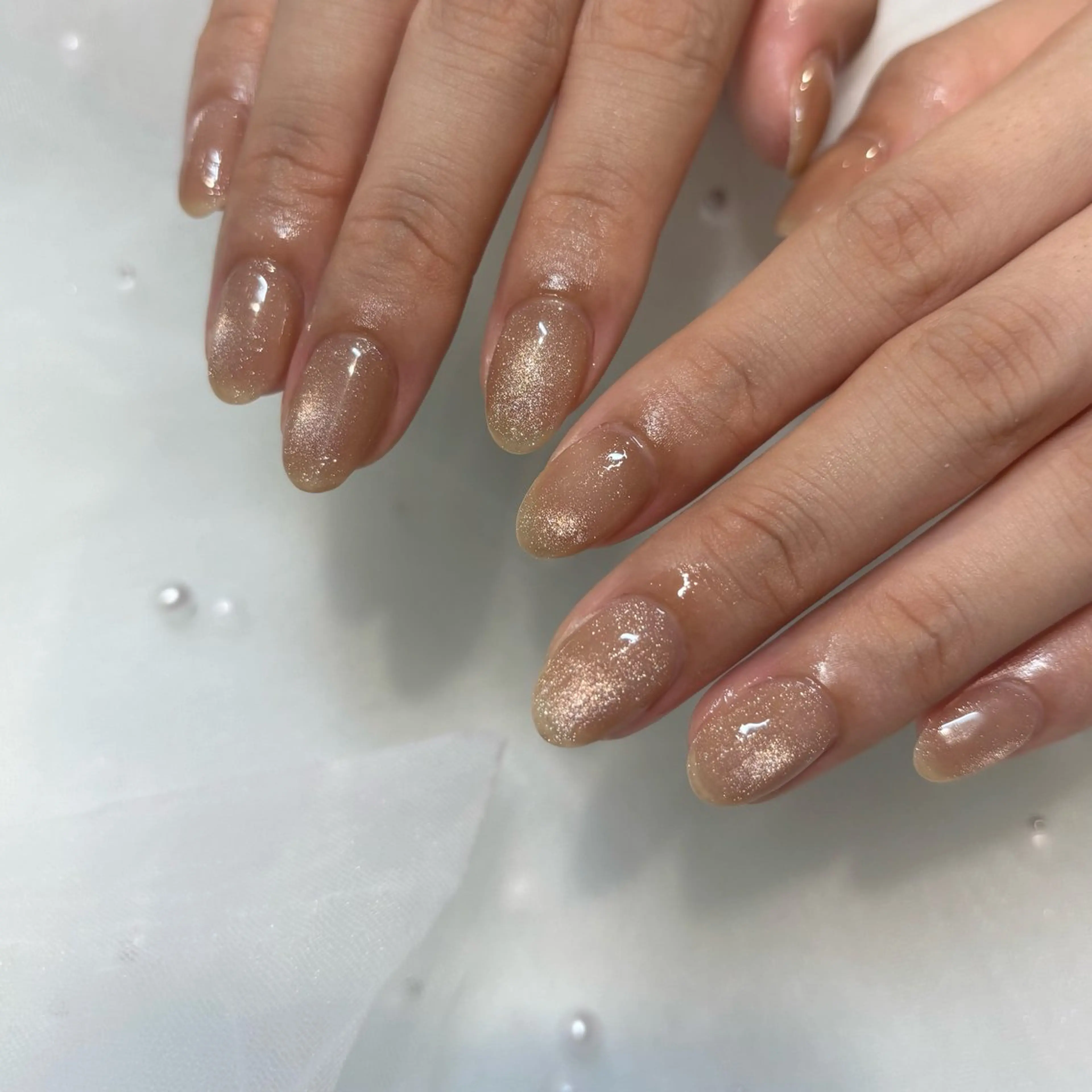 ネイル マグネットネイル シンプルネイル AKANE 🧴のネイルデザイン