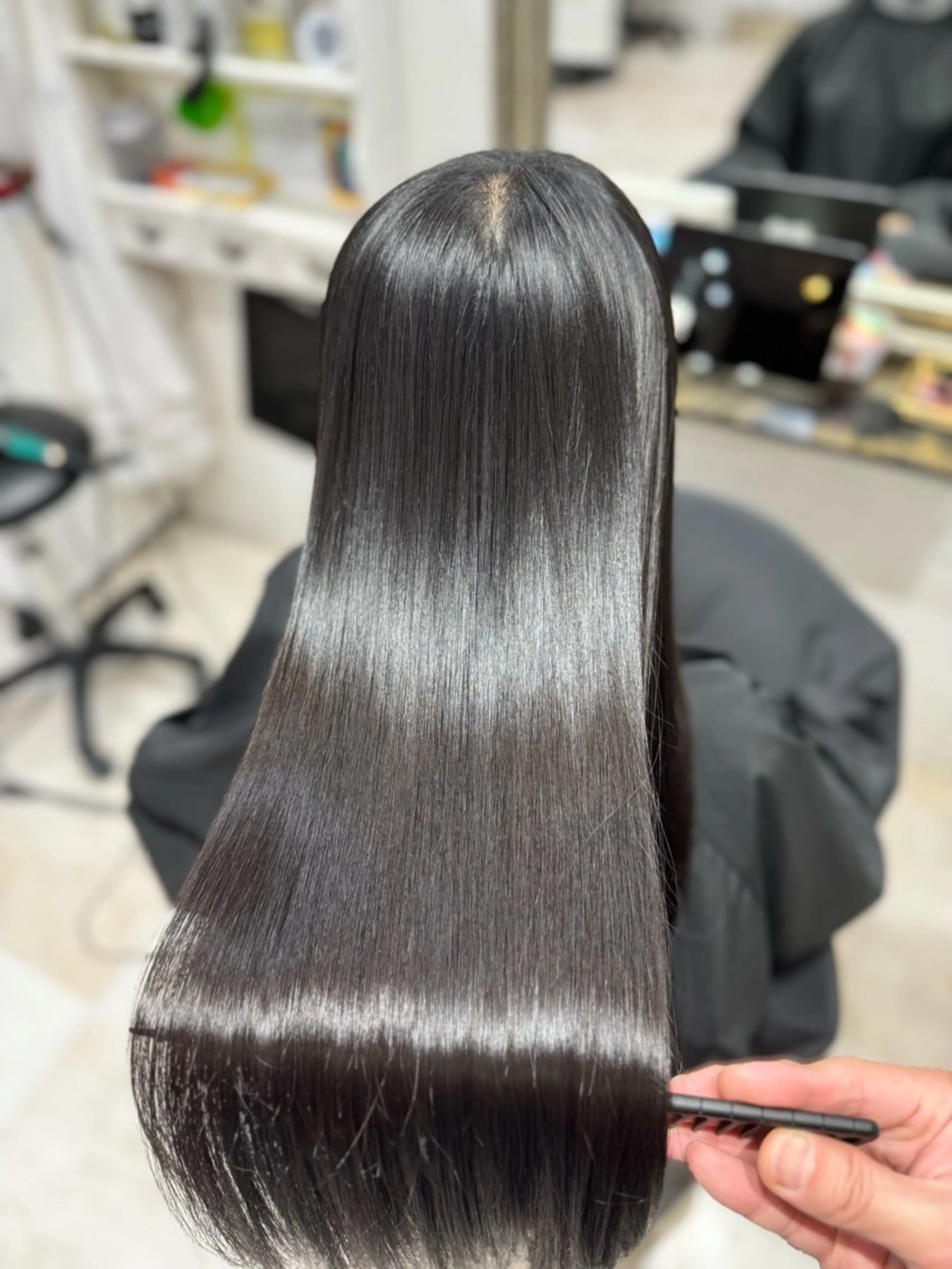 ロング 縮毛矯正 トリートメント Dbest hair lounge所属・KEN/関内/似合せ 美髪矯正/髪質改善のヘアスタイル