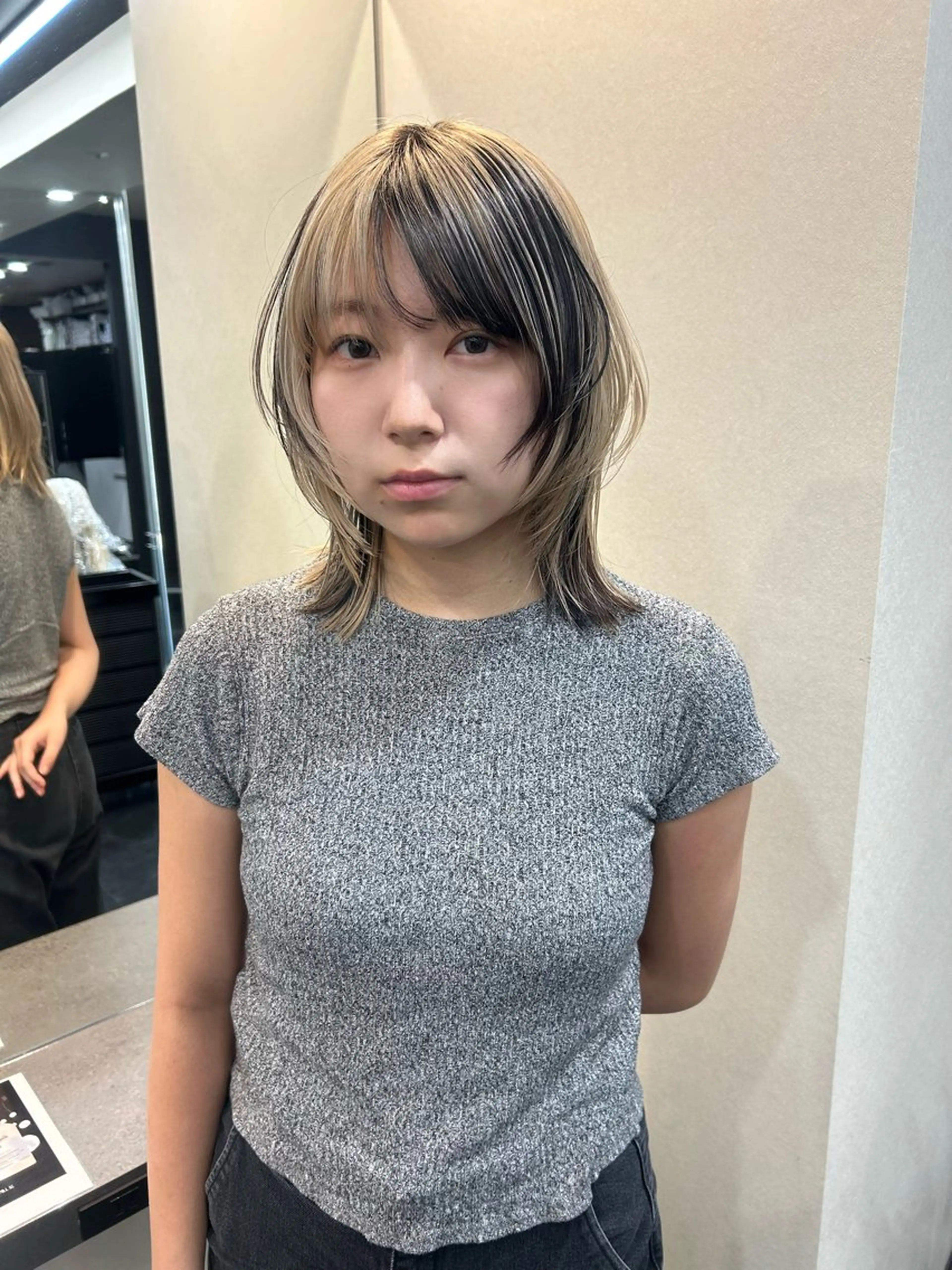 ミディアム カラー ヘアカラー null 《 栞 》のヘアスタイル