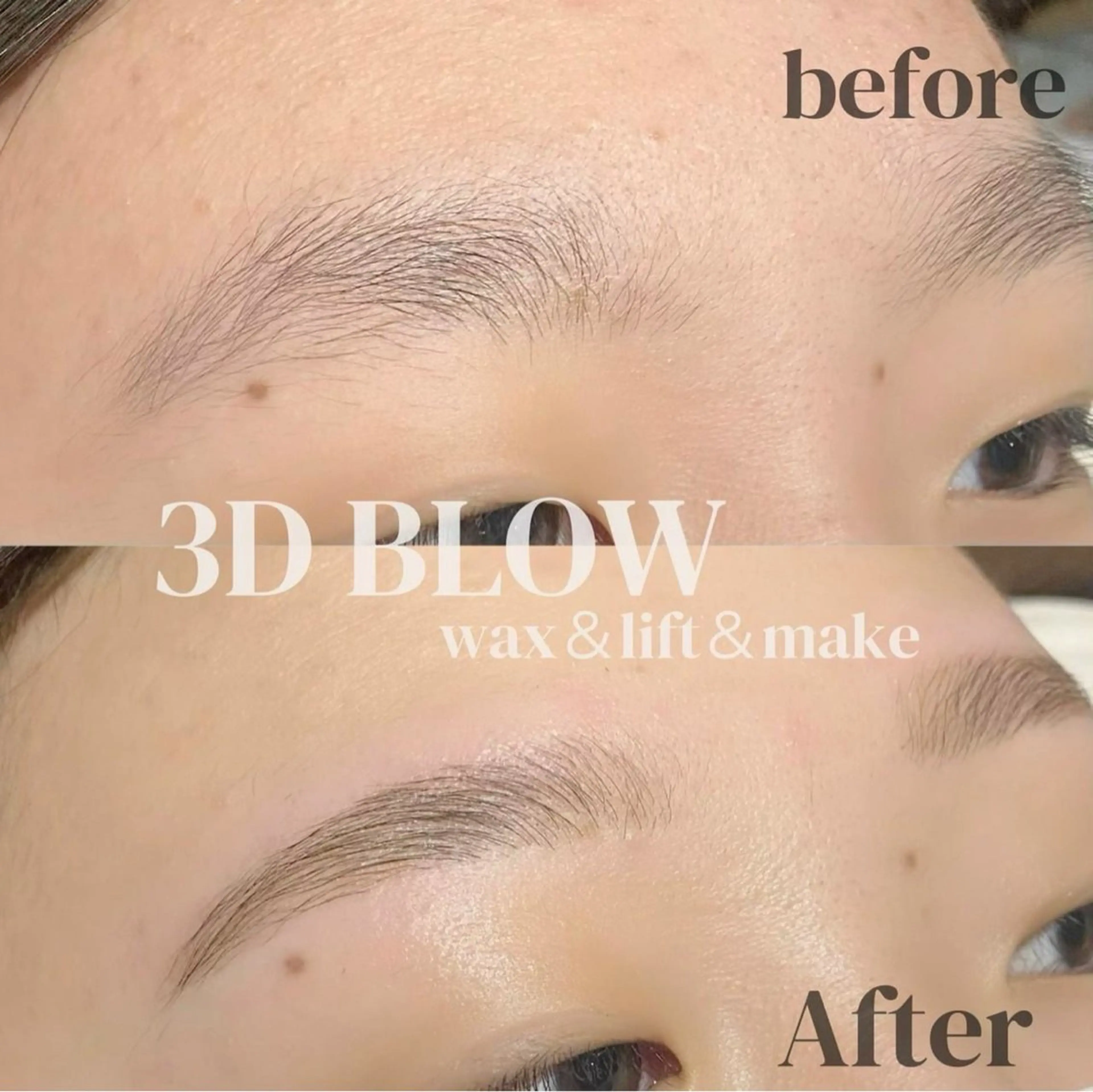 アイブロウ ワックス脱毛 眉カット nakanishi maikaのネイルデザイン