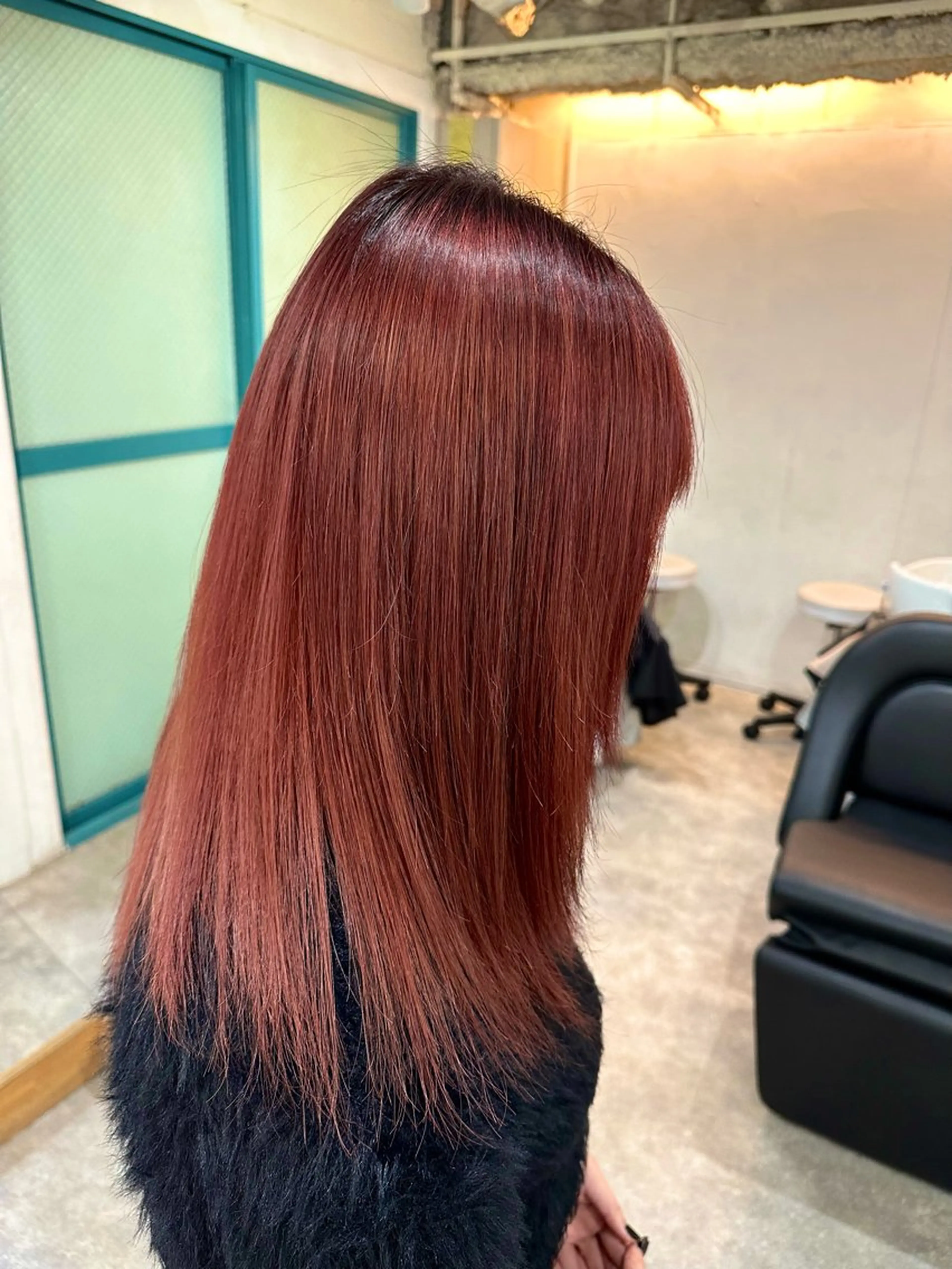 💫酸性縮毛矯正+デザインカット✂︎¥23700​〜​の写真