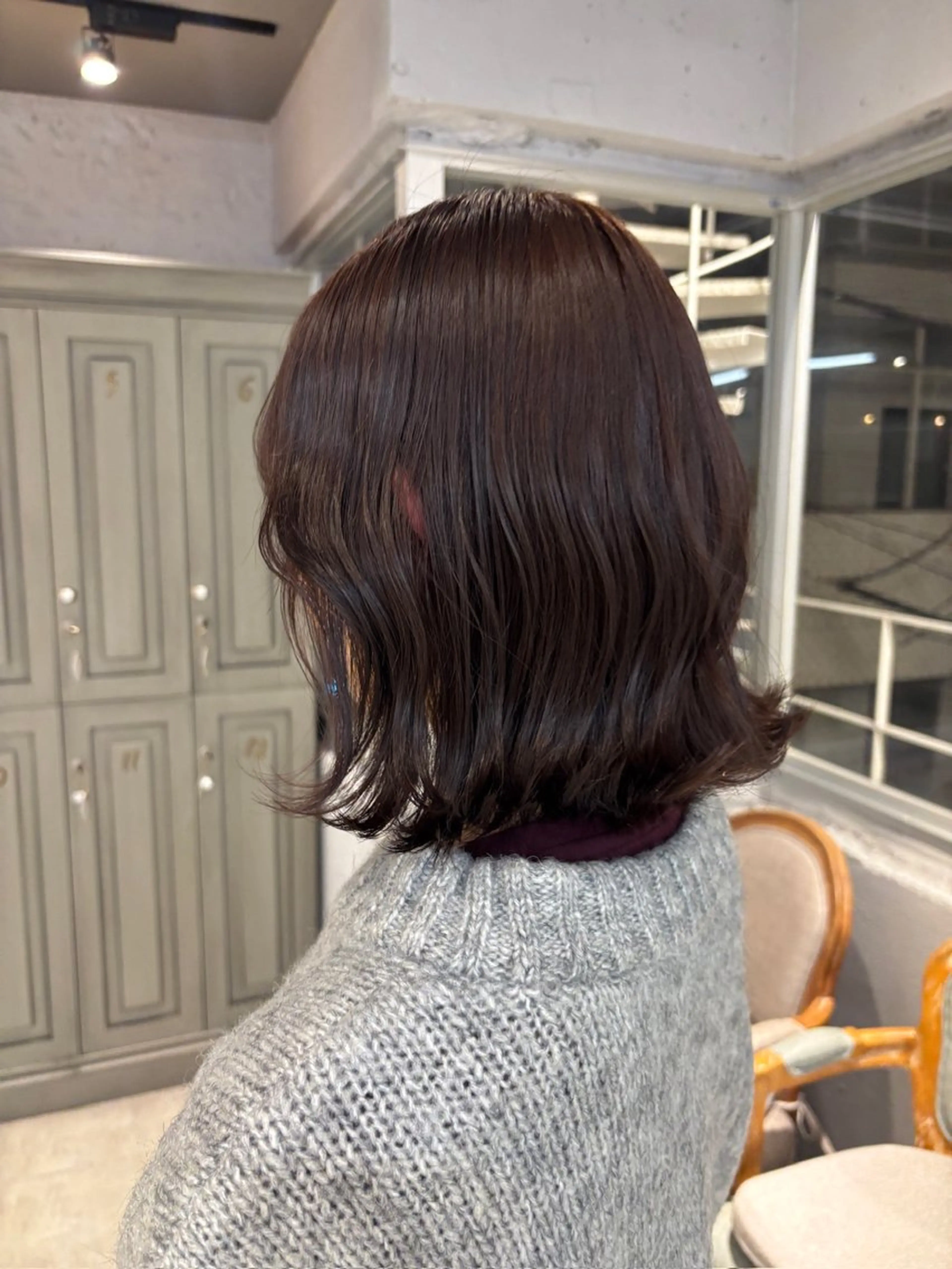 カラー 透明感カラー 鎌形 李々果のヘアスタイル