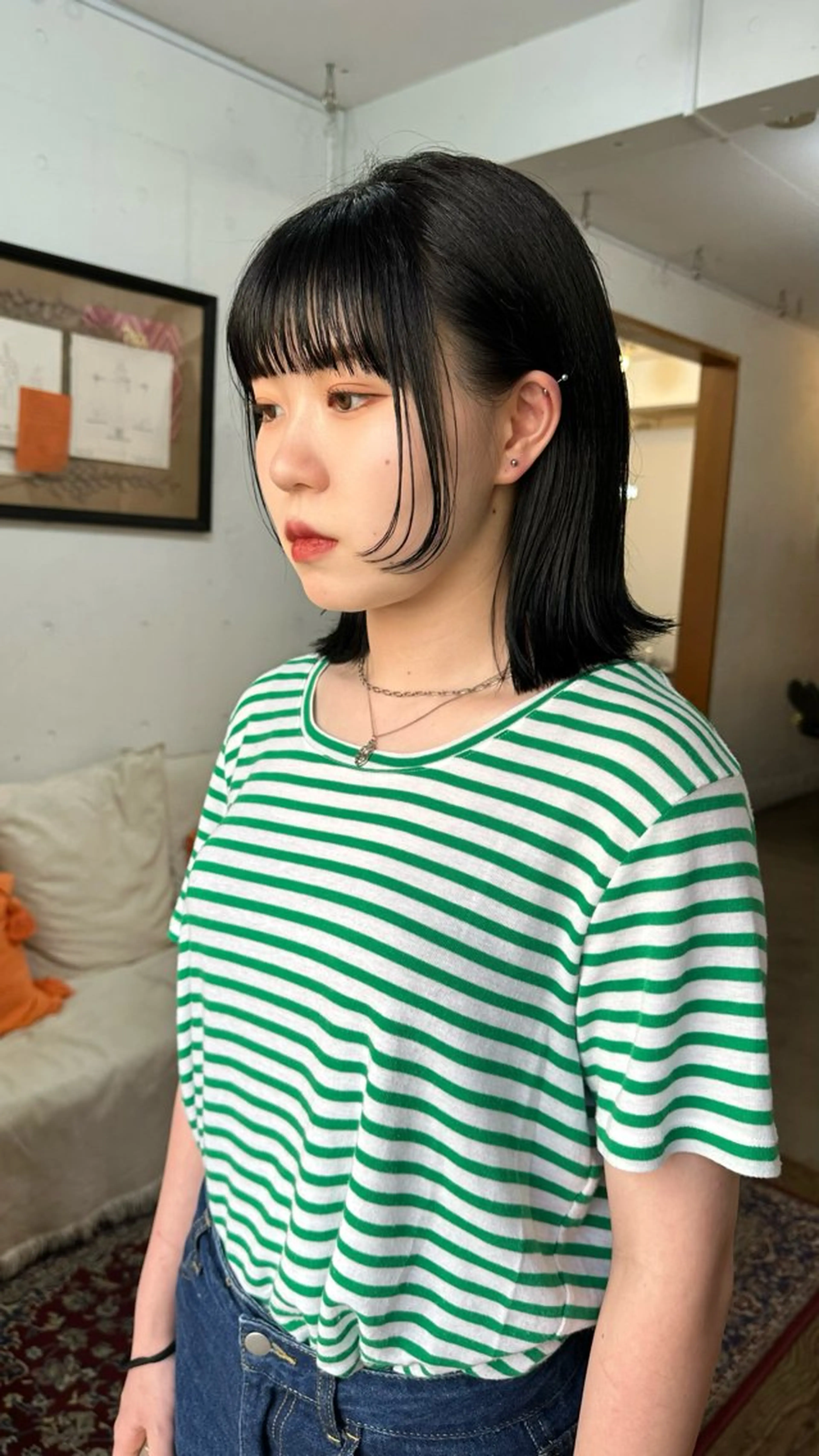 ミディアム カラー 🪭risa 暖色/レイヤー🪭のヘアスタイル