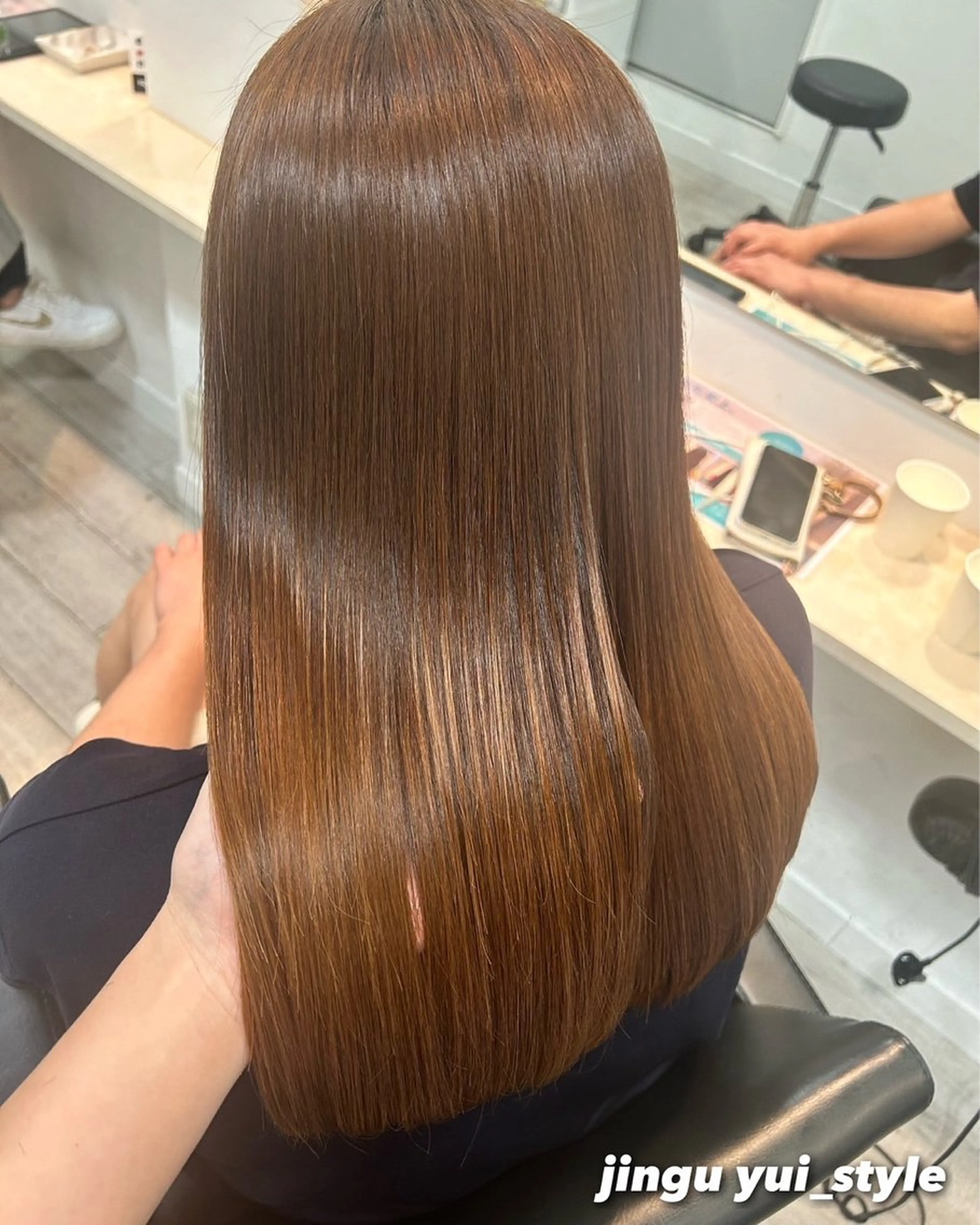 セミロング カラー パーマ ヘアアレンジ メンズ カット ヘアカラー トリートメント ワット 原宿のヘアスタイル