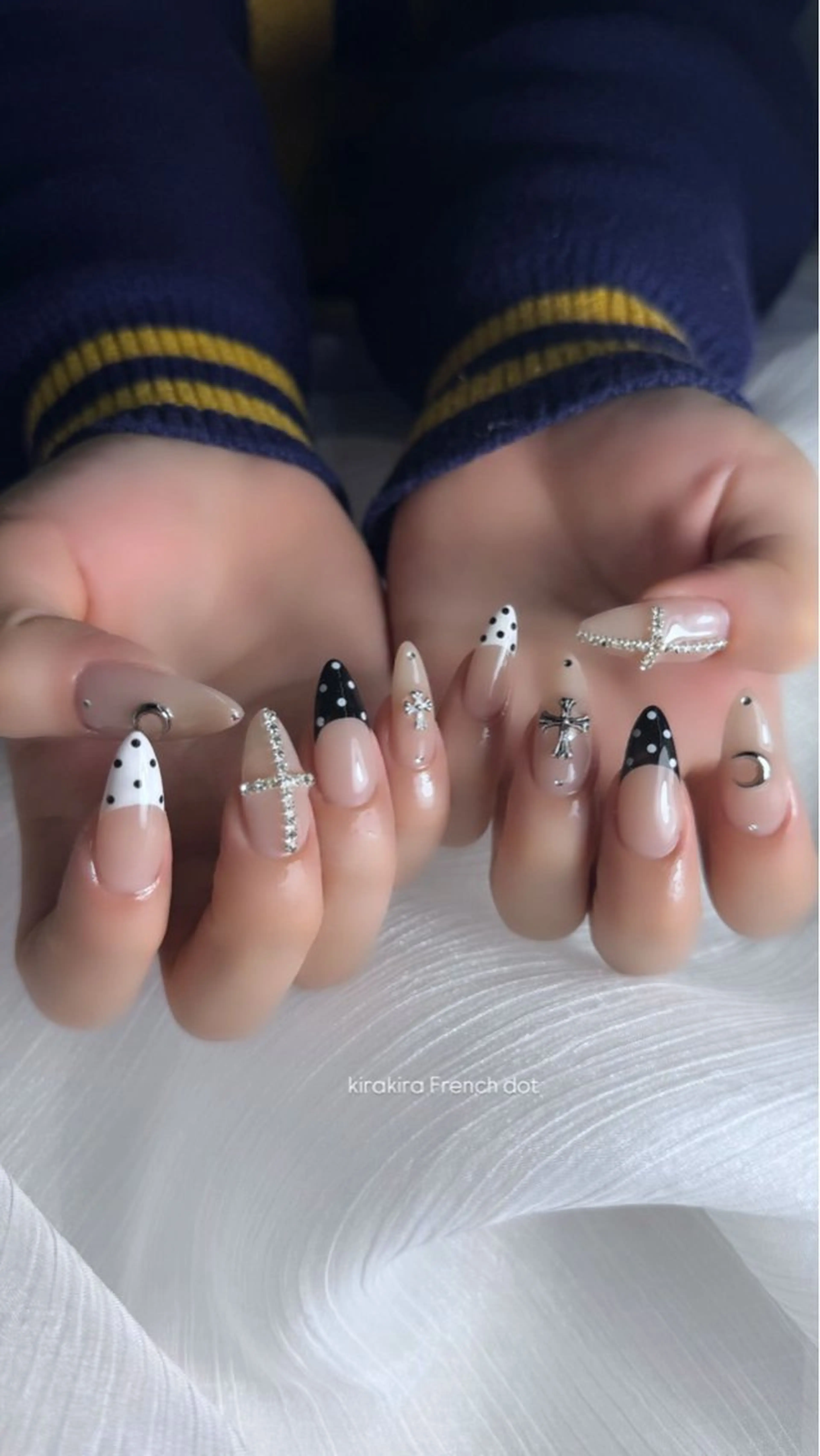 ネイル フレンチネイル 韓国ネイル マグネットネイル メンズネイル ニュアンスネイル ハンドネイル GRANDE大須 Cecil💜のネイルデザイン