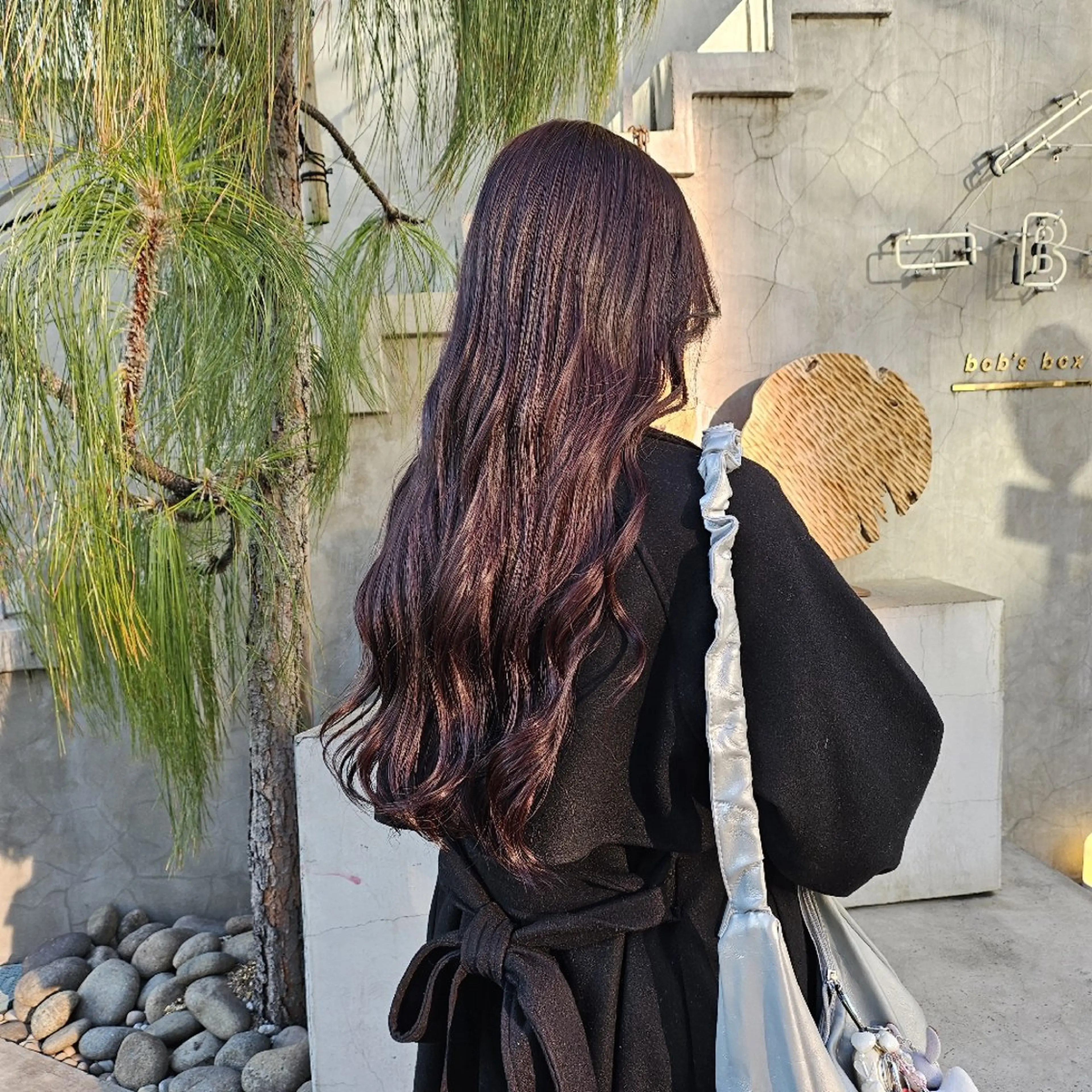 ロング カラー ピンクカラー ピンクパープル パープルカラー ヘアカラー トリートメント あべかりん/原宿 /マツパ/ハイトーンのヘアスタイル