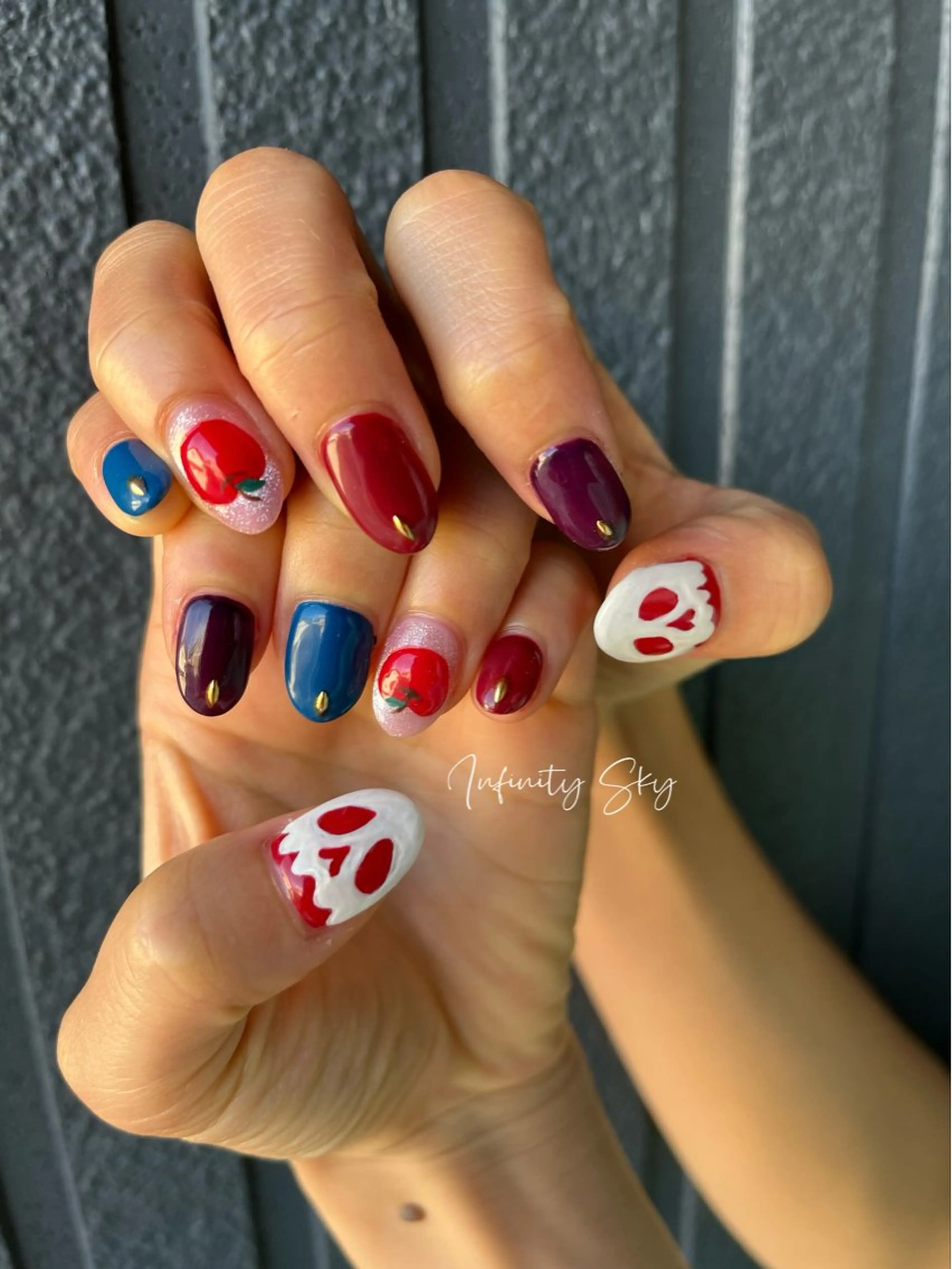 ネイル ハンドネイル infinity skyのネイルデザイン
