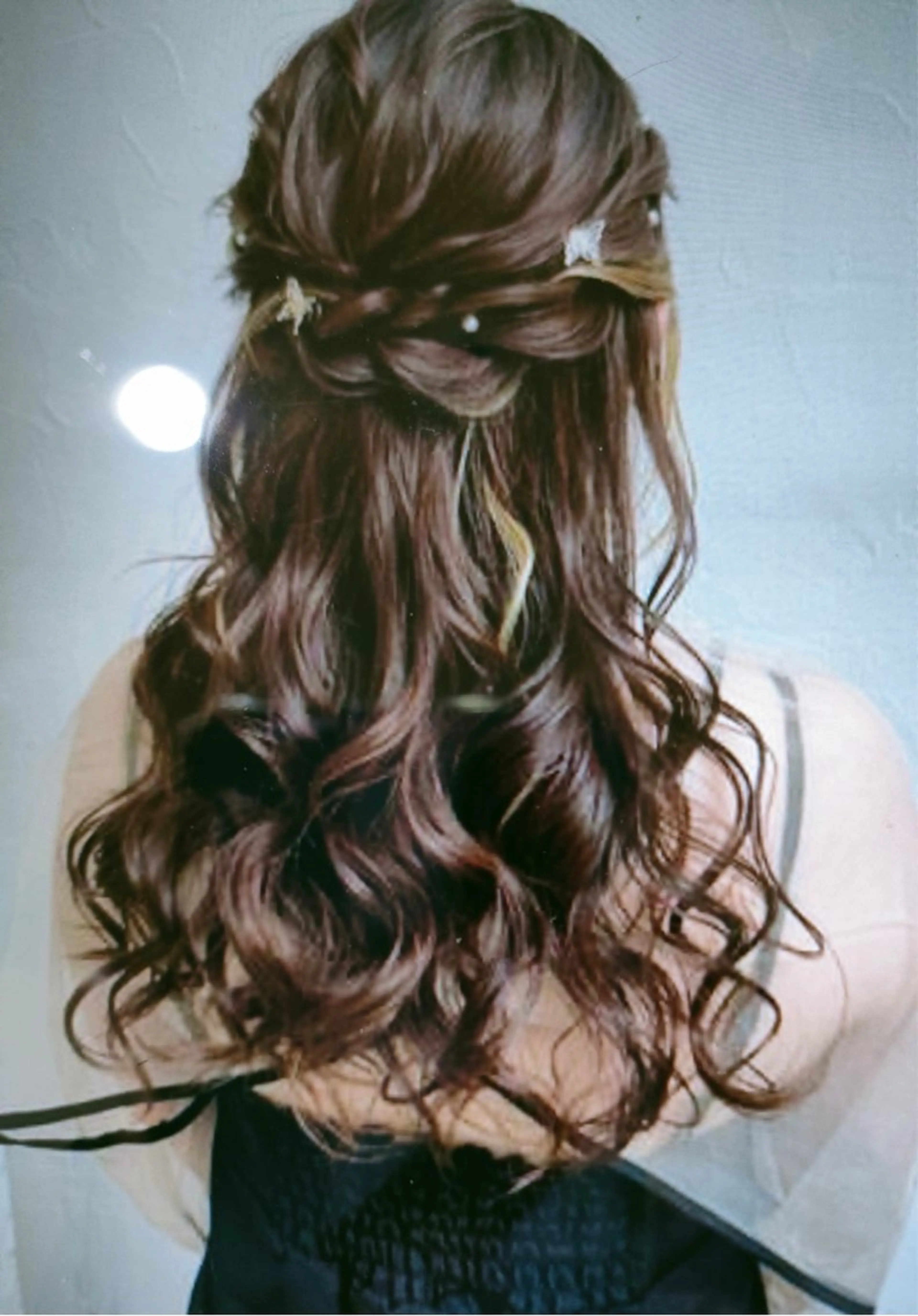 ヘアアレンジ ハーフアップ au美容室所属・au栄矢場町 水素髪質改善Tのヘアスタイル