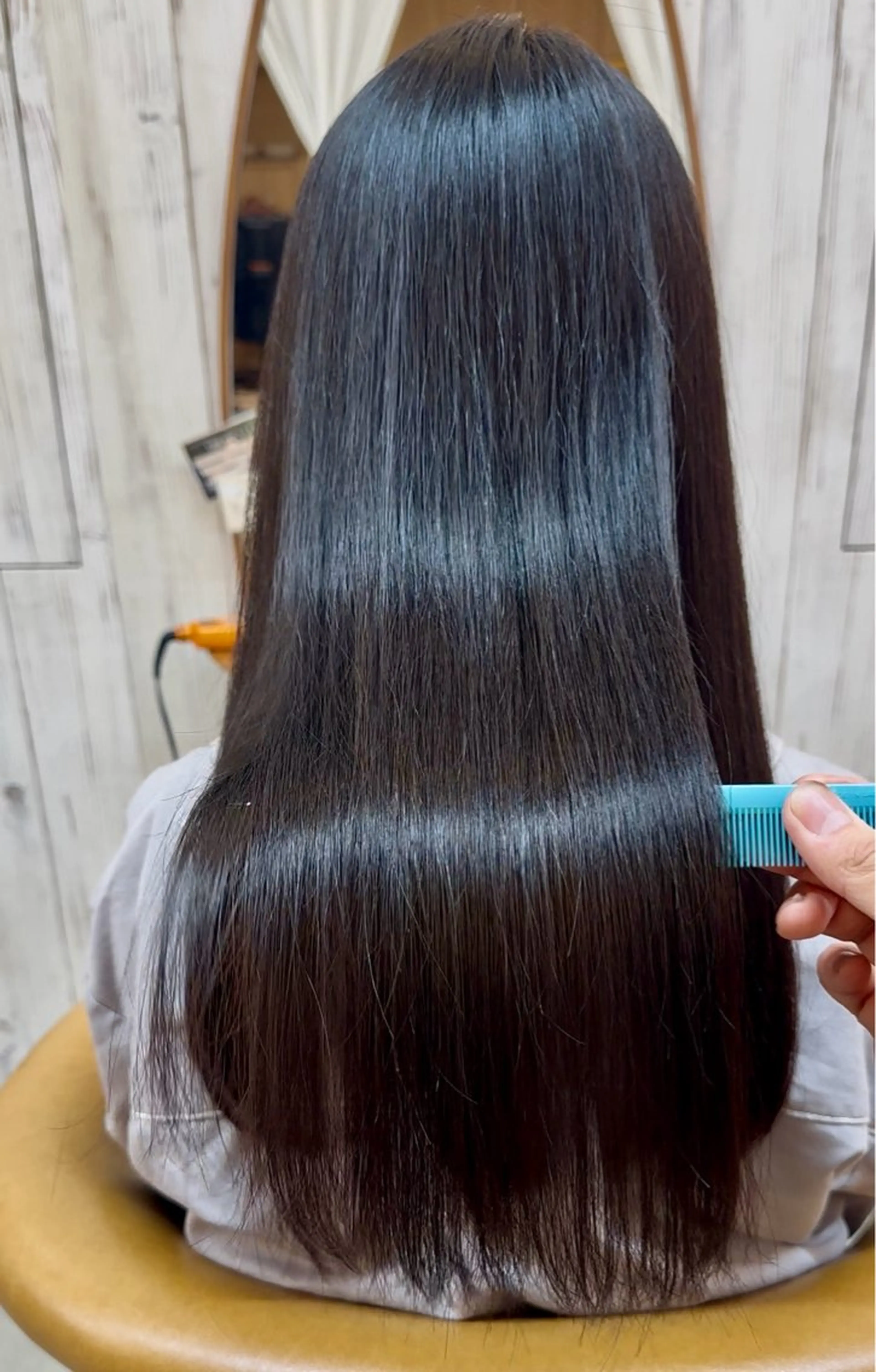 ロング カット 縮毛矯正 トリートメント 縮毛矯正/髪質改善 /ボブ/ともきのヘアスタイル