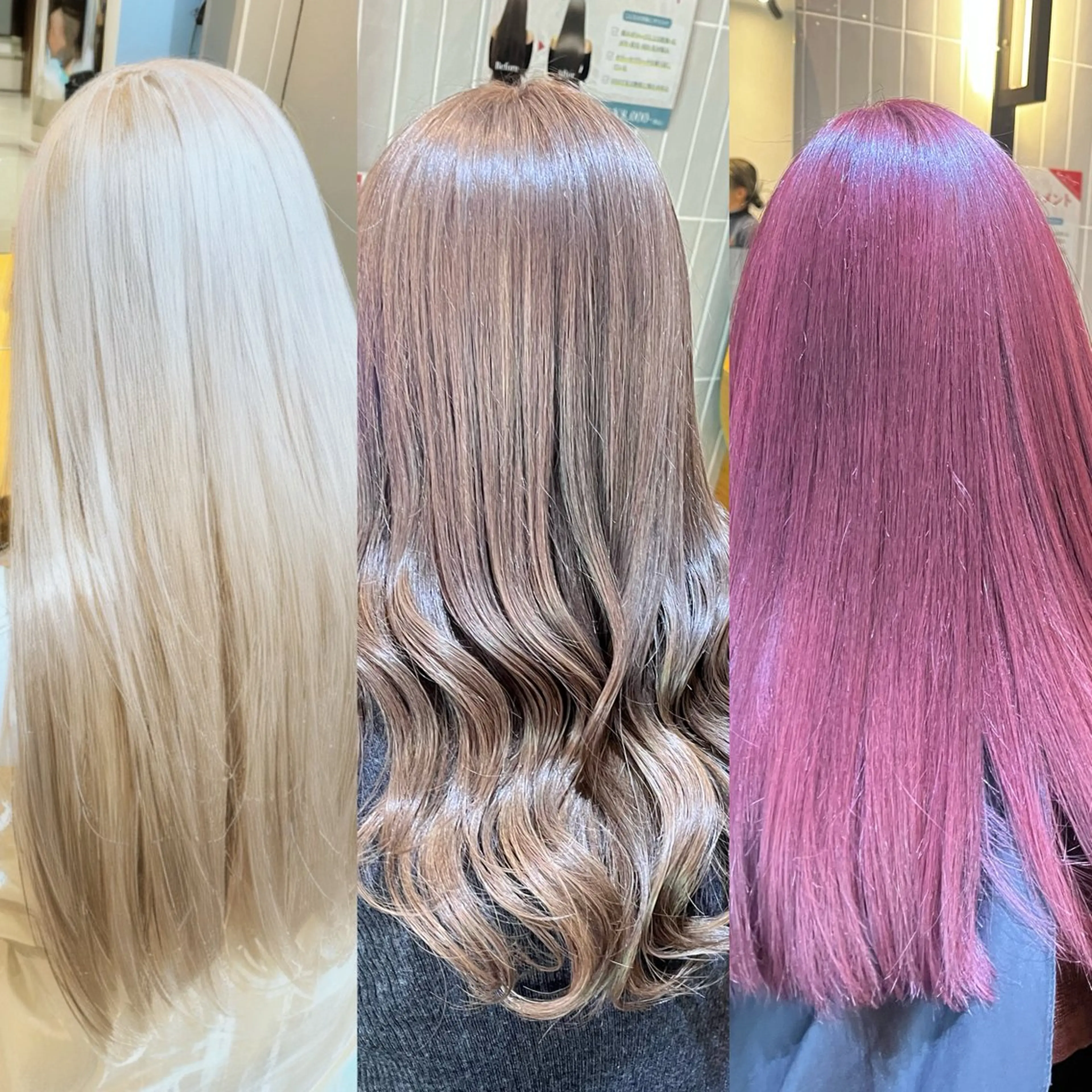 ロング カラー ヘアカラー トリートメント ラフィスヘアードープ所属・👑髪質改善wカラー /ハイトーン/アユカのヘアスタイル