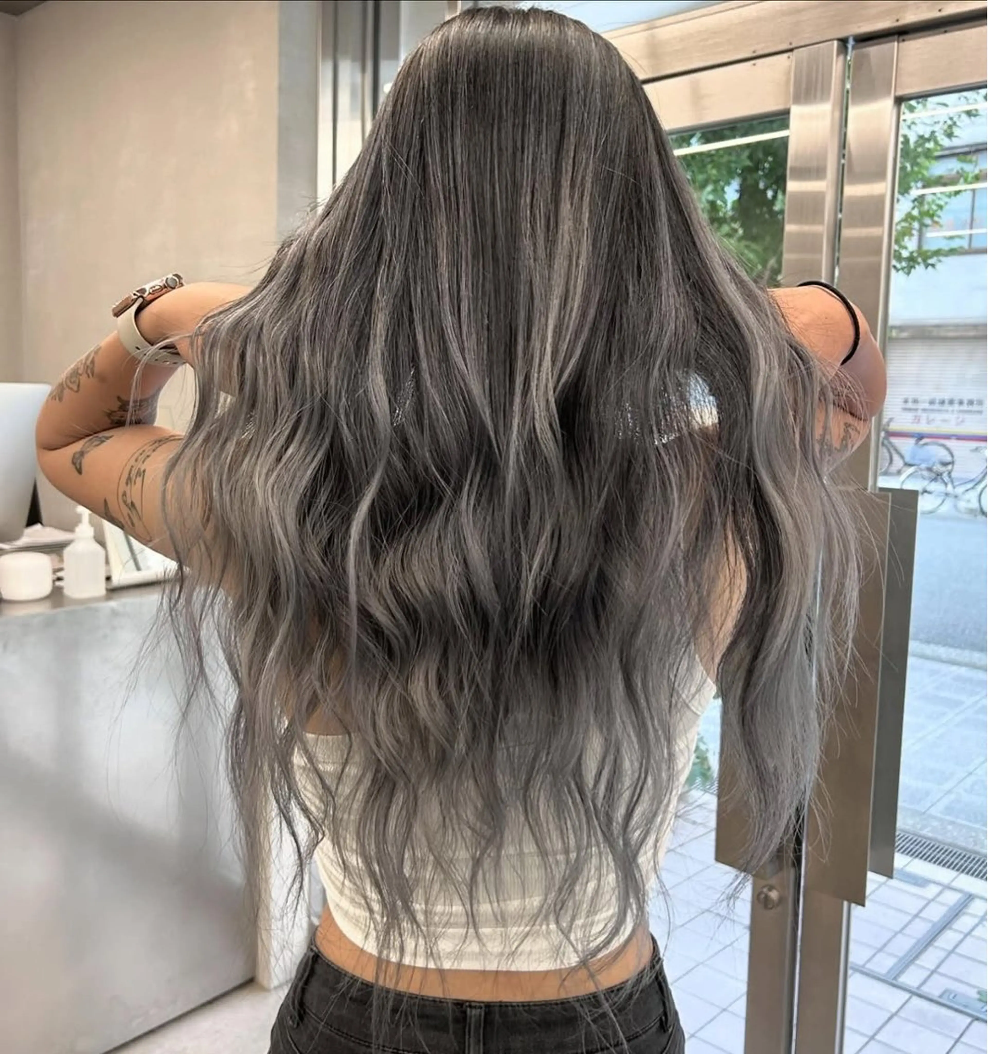 海外風バレイヤージュ＋CUT 🇺🇸の写真