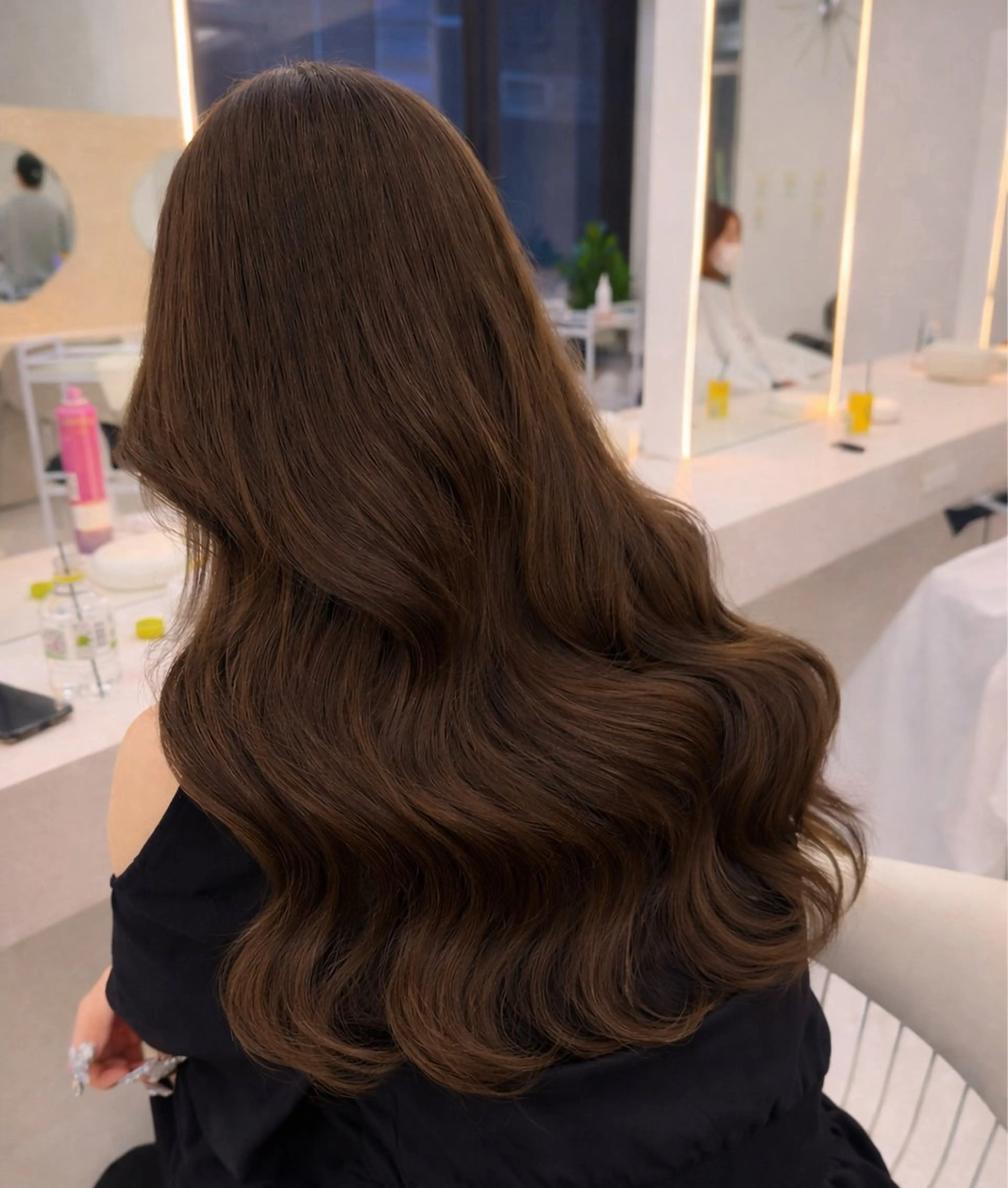 今だけ❗️☁️ミニモ激安クーポン☁️プルエクステプラチナ毛質60本〜+馴染ませカット半額✨+エクカット無料!の写真