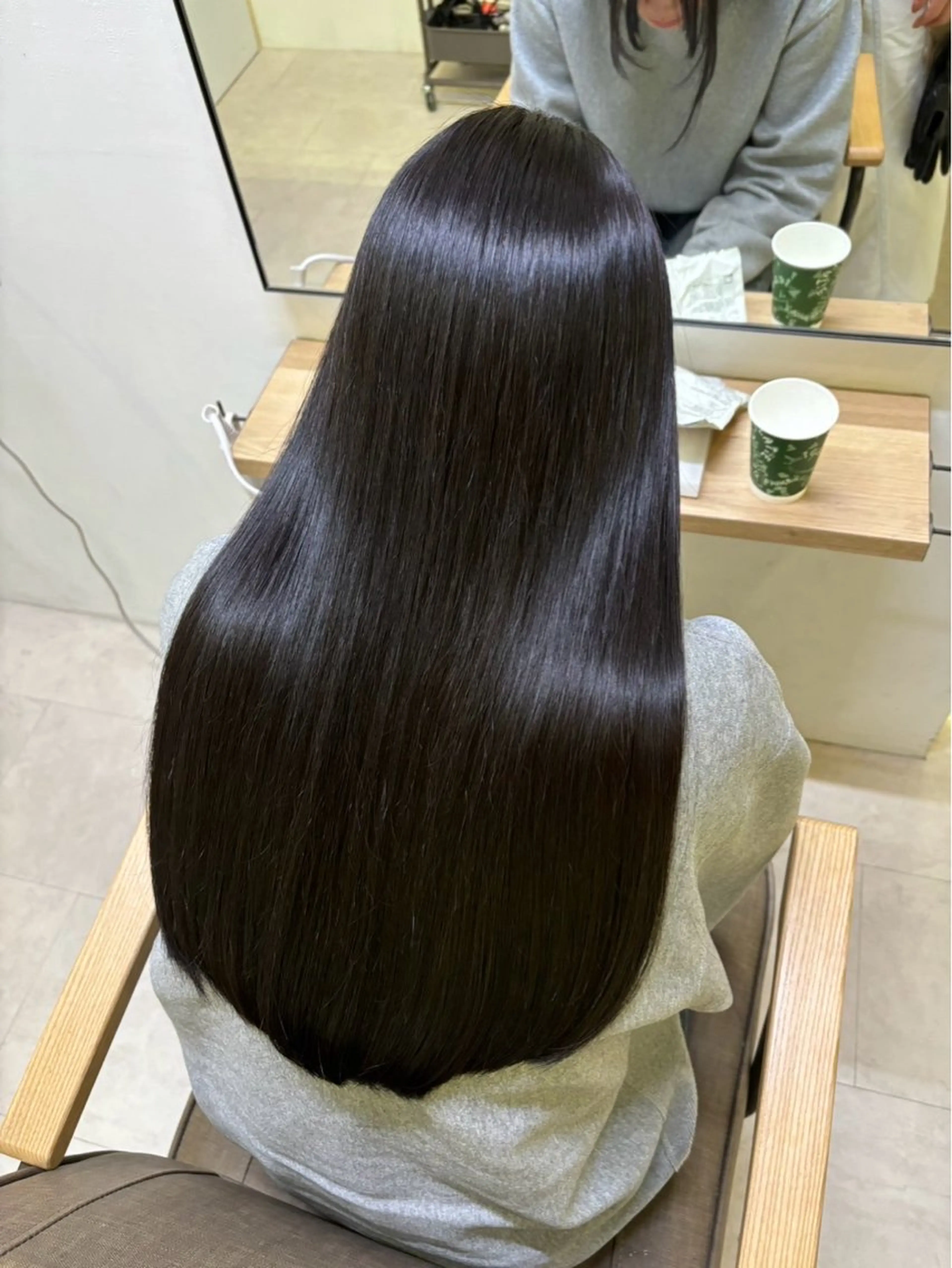 ロング 縮毛矯正 トリートメント ami所属・髪質改善ストレート/ ブリーチ/Shoyoのヘアスタイル