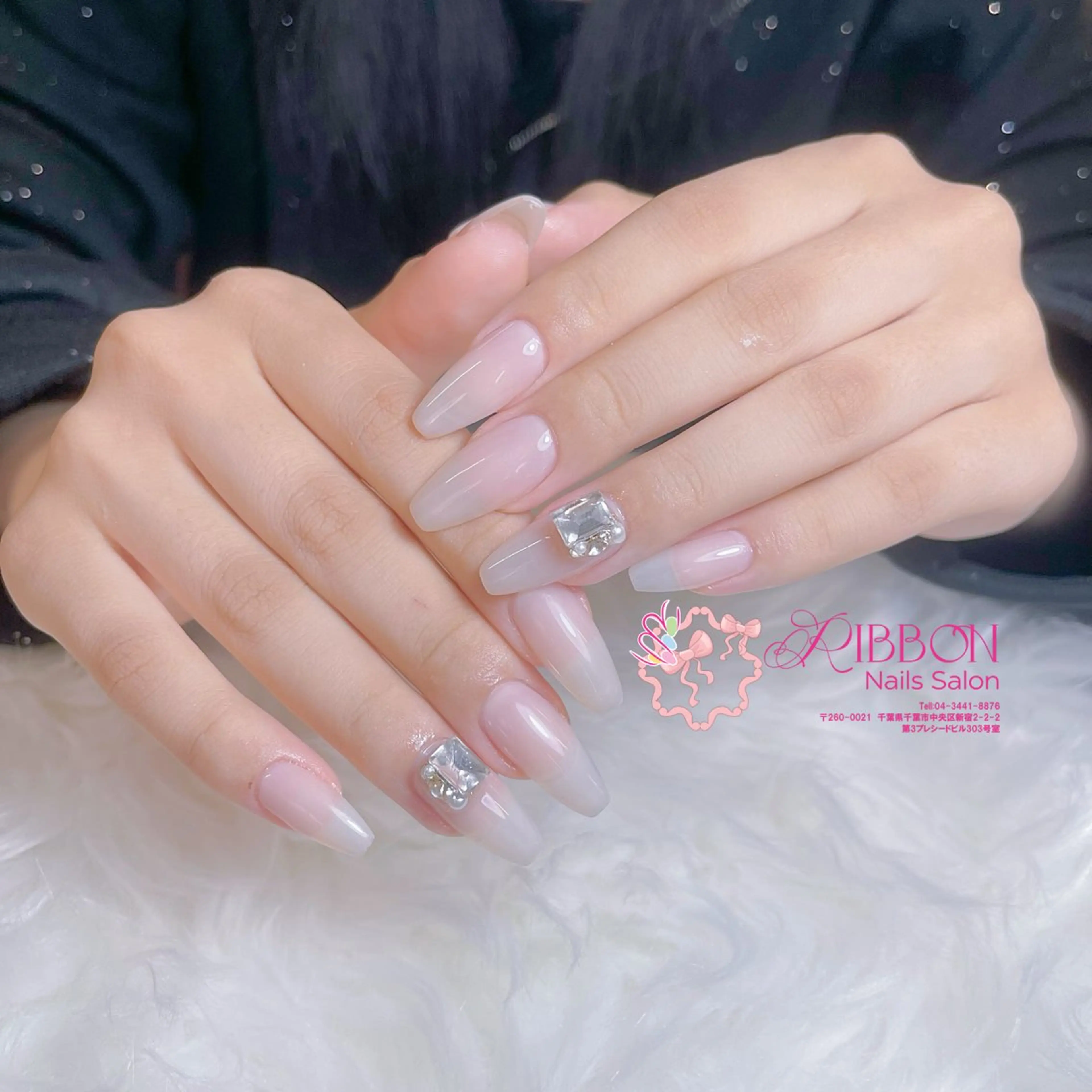 メンズ ネイル メンズ韓国風 チークネイル フットネイル フレンチネイル グラデーション Ribbonnail salonのネイルデザイン
