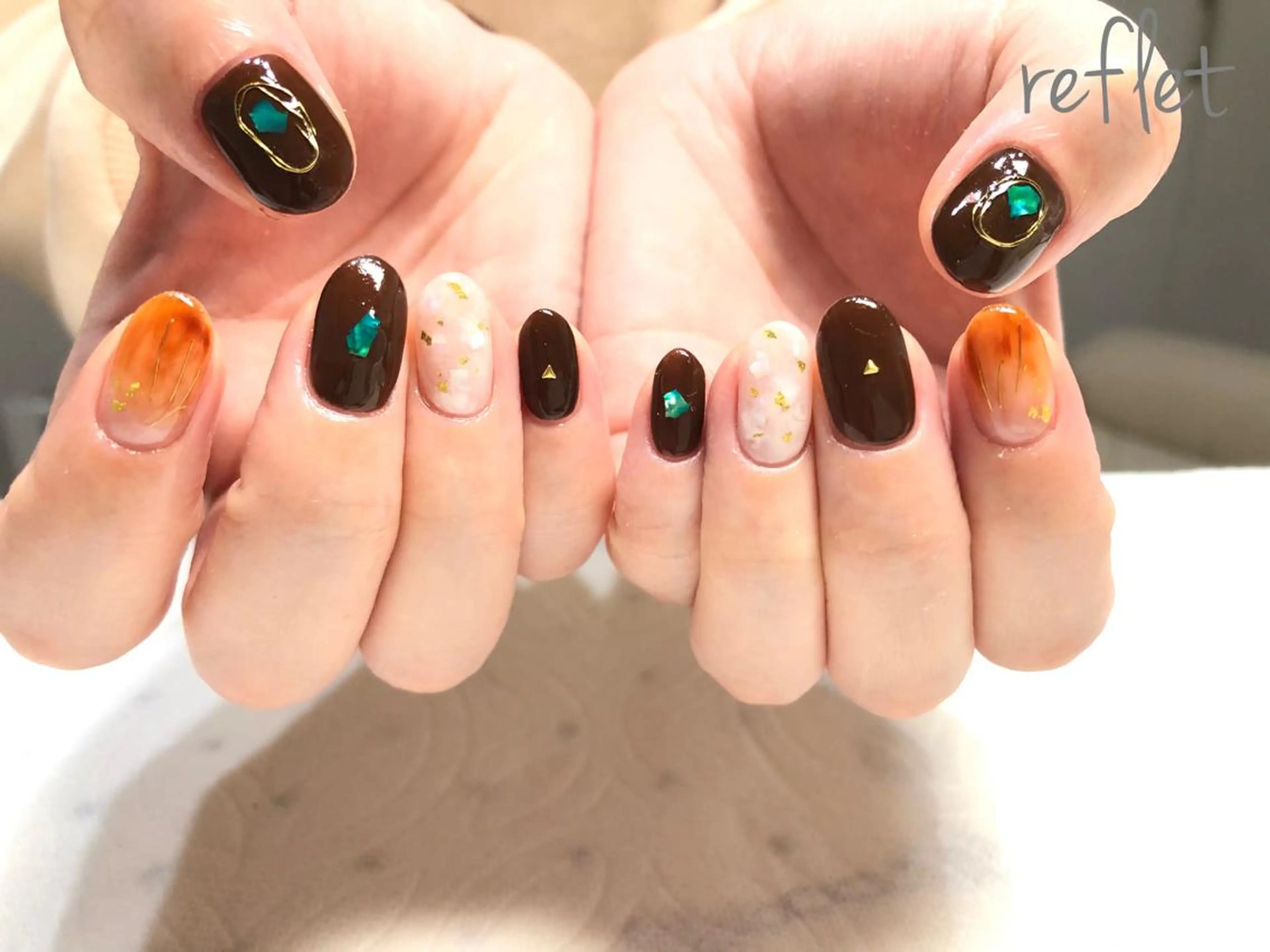 ネイル ハンドネイル reflet nailのネイルデザイン