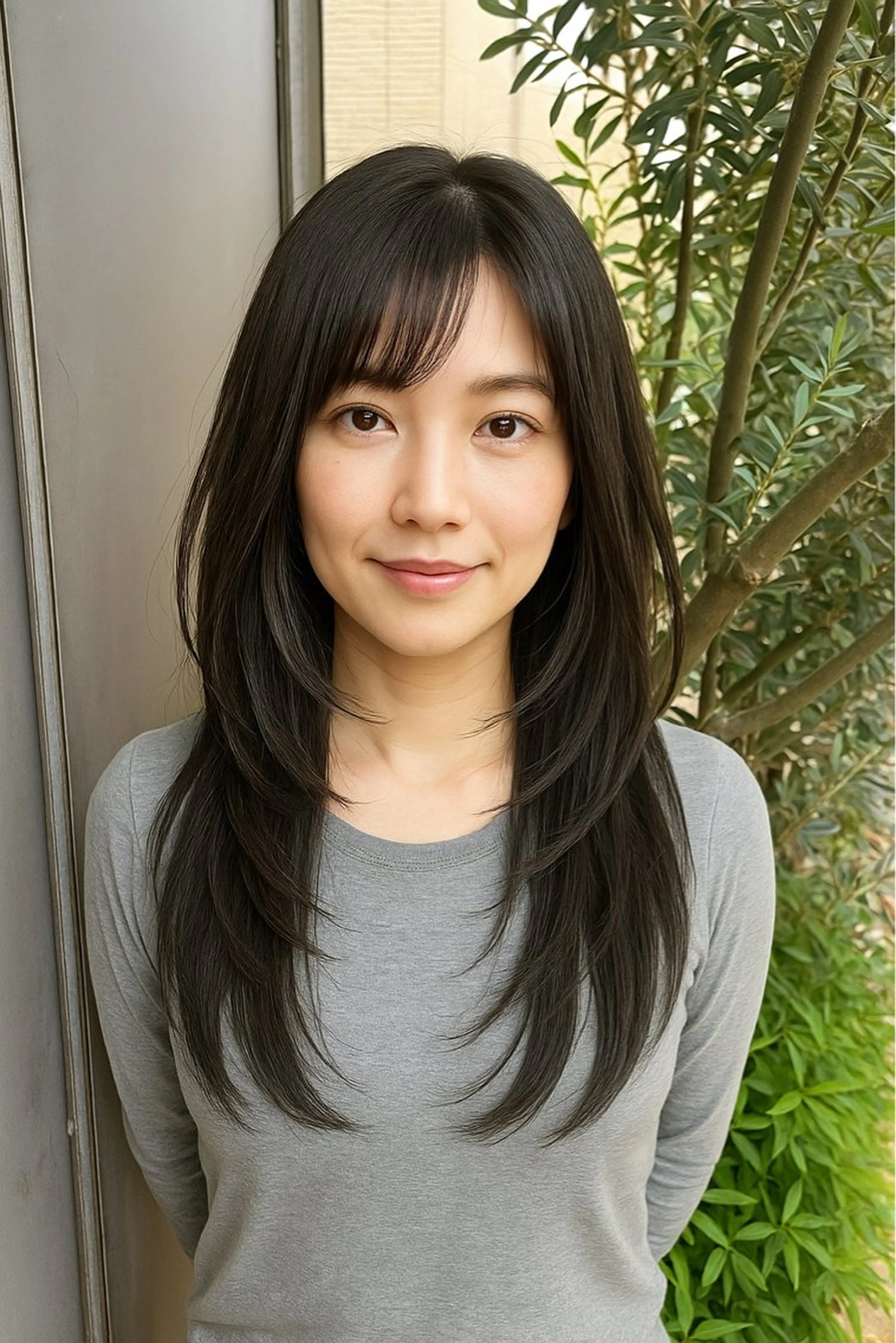 セミロング カット ヘアカラー FELIZA所属・似合わせの達人🔥 石川就平のヘアスタイル