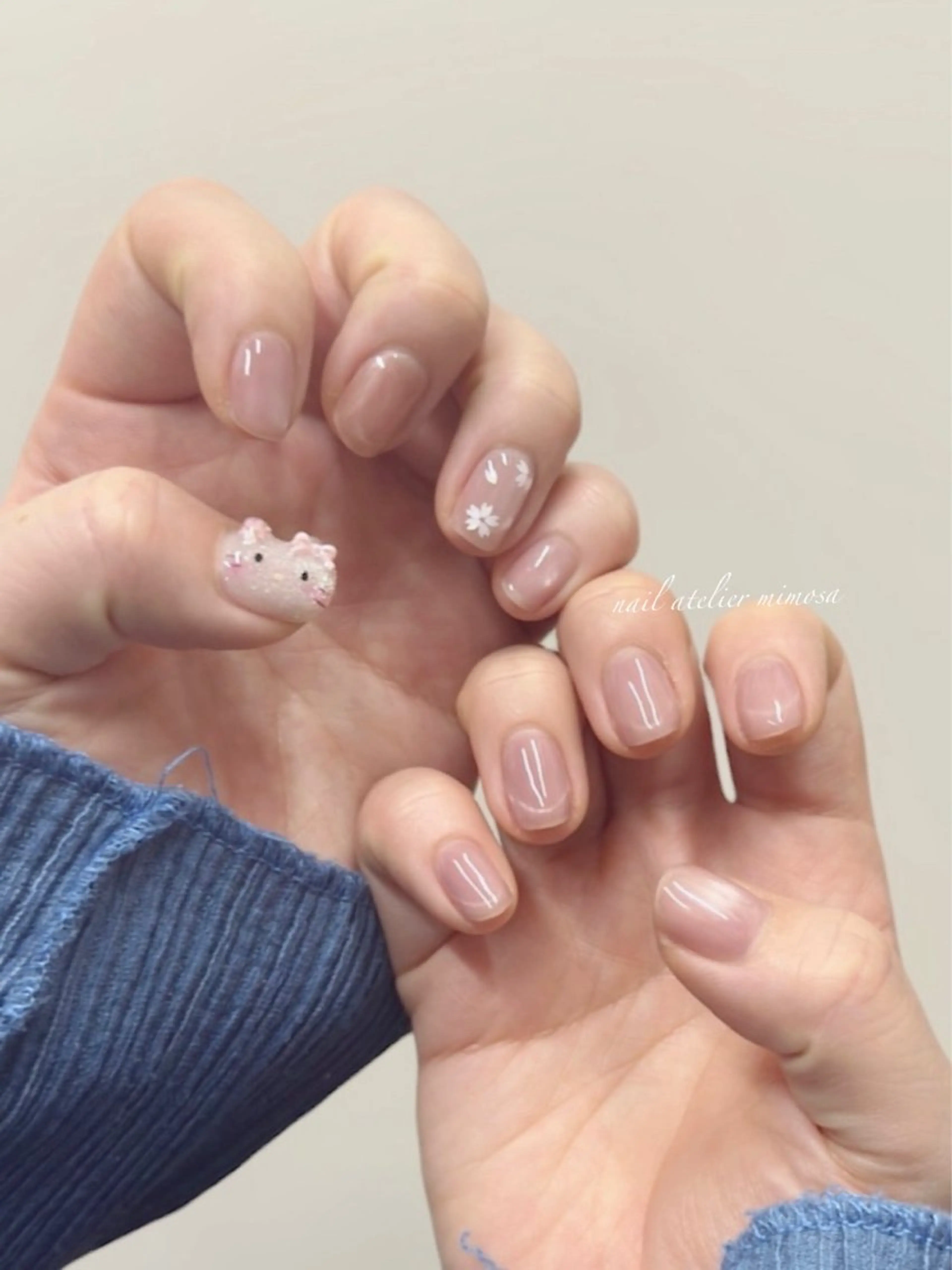 ネイル アートネイル ハンドネイル アトリエ　ミモザ所属・いまむら あかりのネイルデザイン