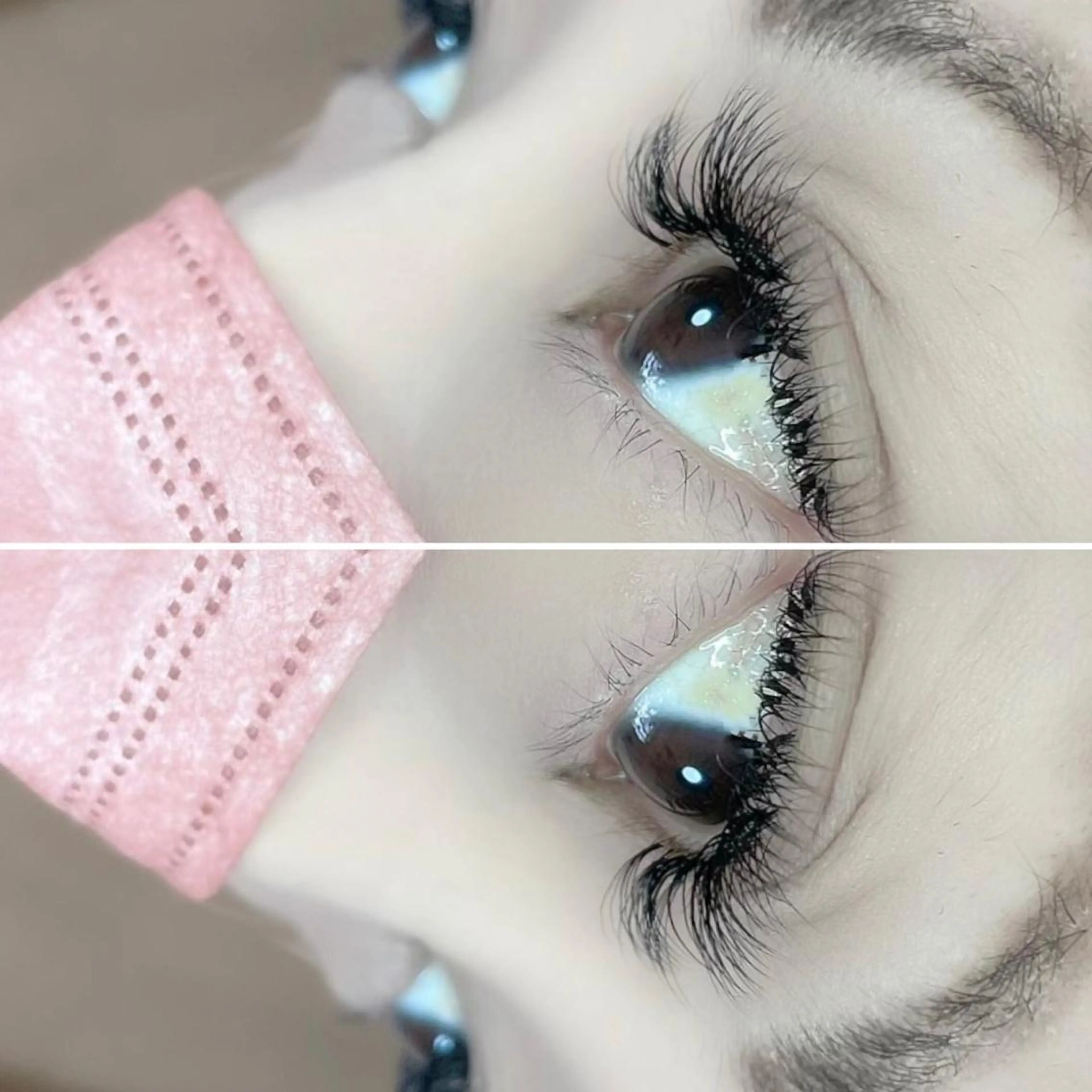 ボリュームMIXラッシュ3D40束(120本)×single埋込み💙アイマッサージ+育毛美容液艶コーティング付の写真