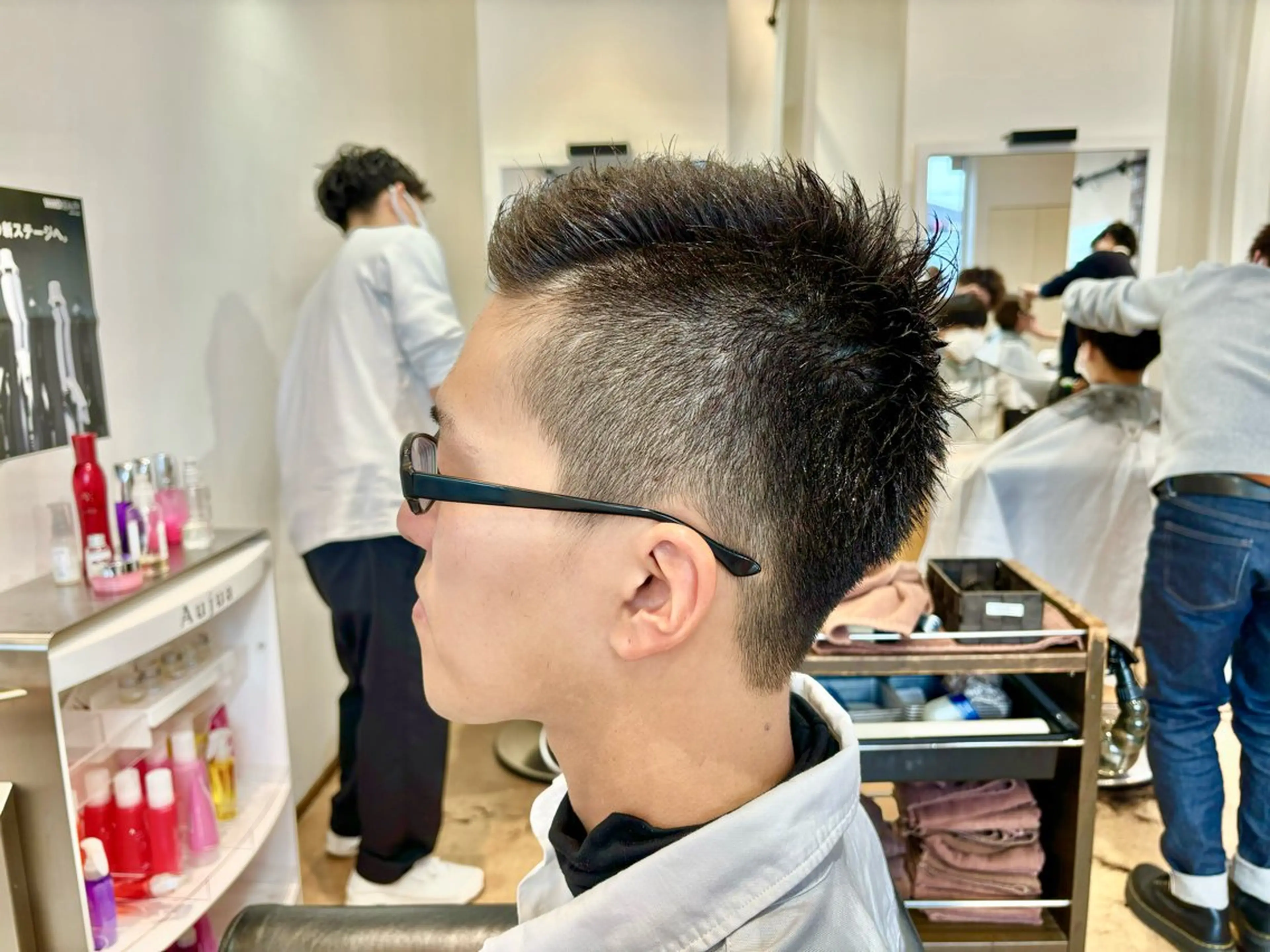 ショート メンズ 刈り上げ ボブ ショートヘア 縮毛矯正 カット 秋山知穂🌸縮毛矯正 ショートお任せ🌸のヘアスタイル