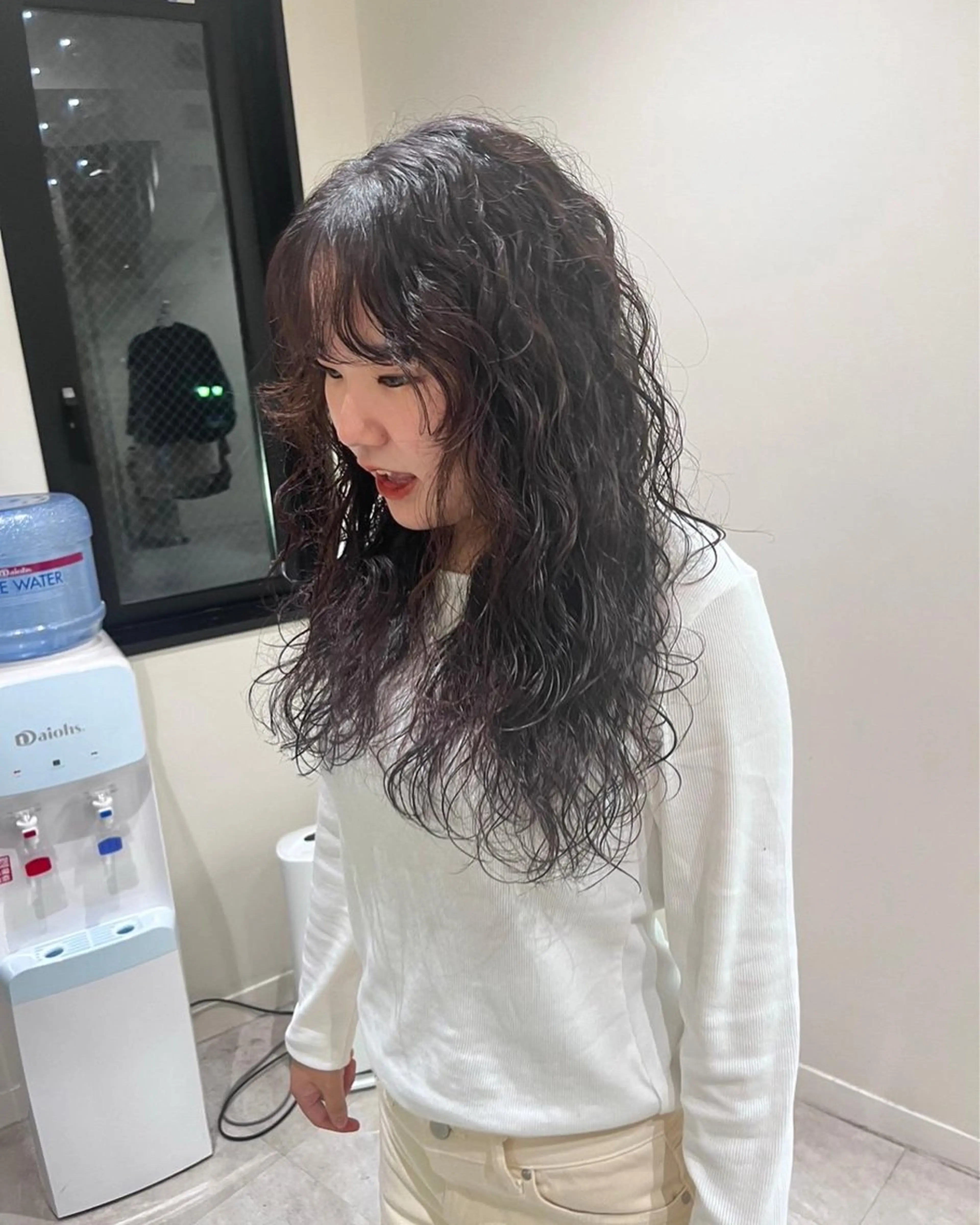 ロング パーマ ロング カーリーパーマ/ 透明ｶﾗｰ/MIKUのヘアスタイル