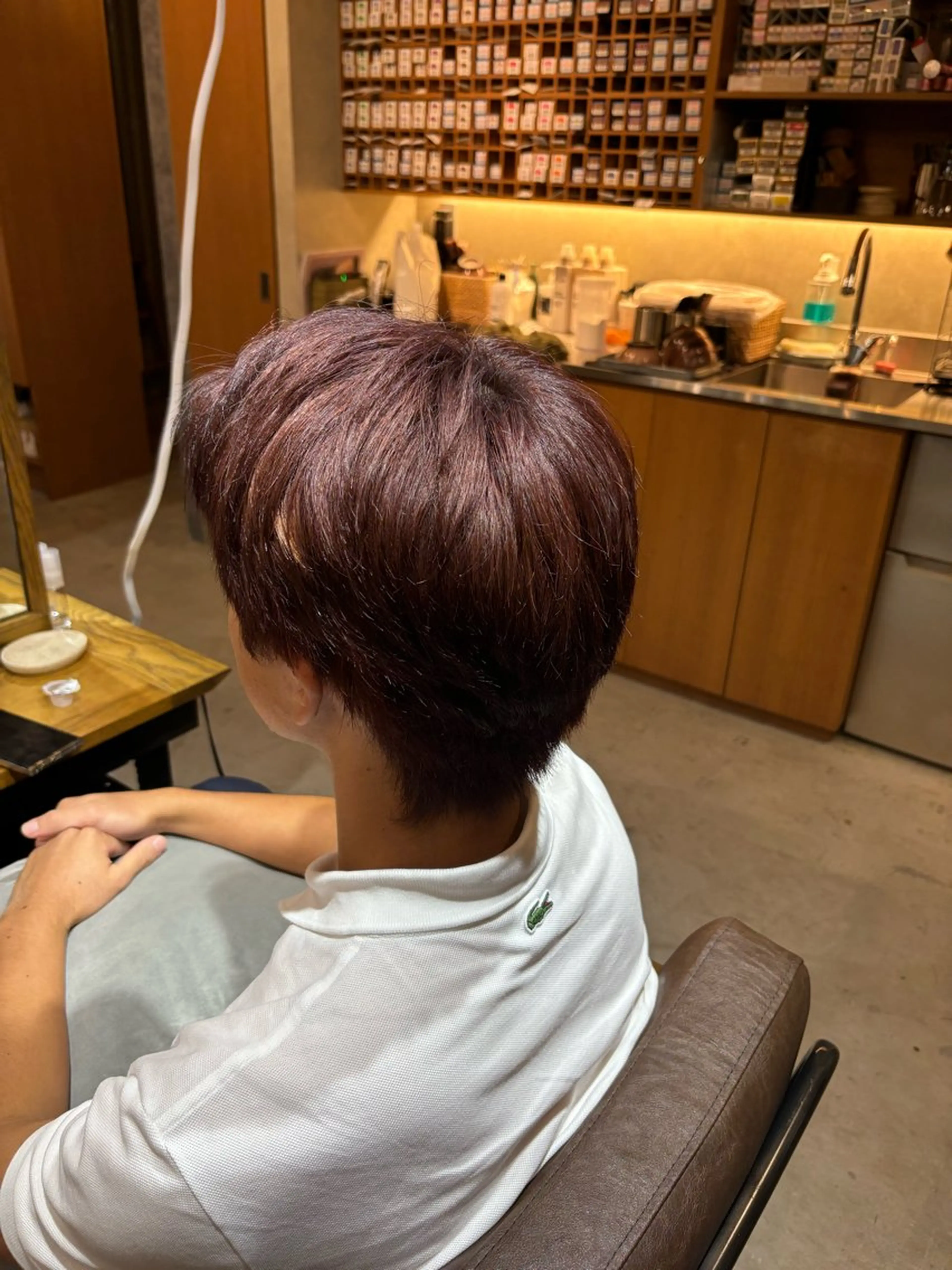 ショート メンズ 平良 那生のヘアスタイル