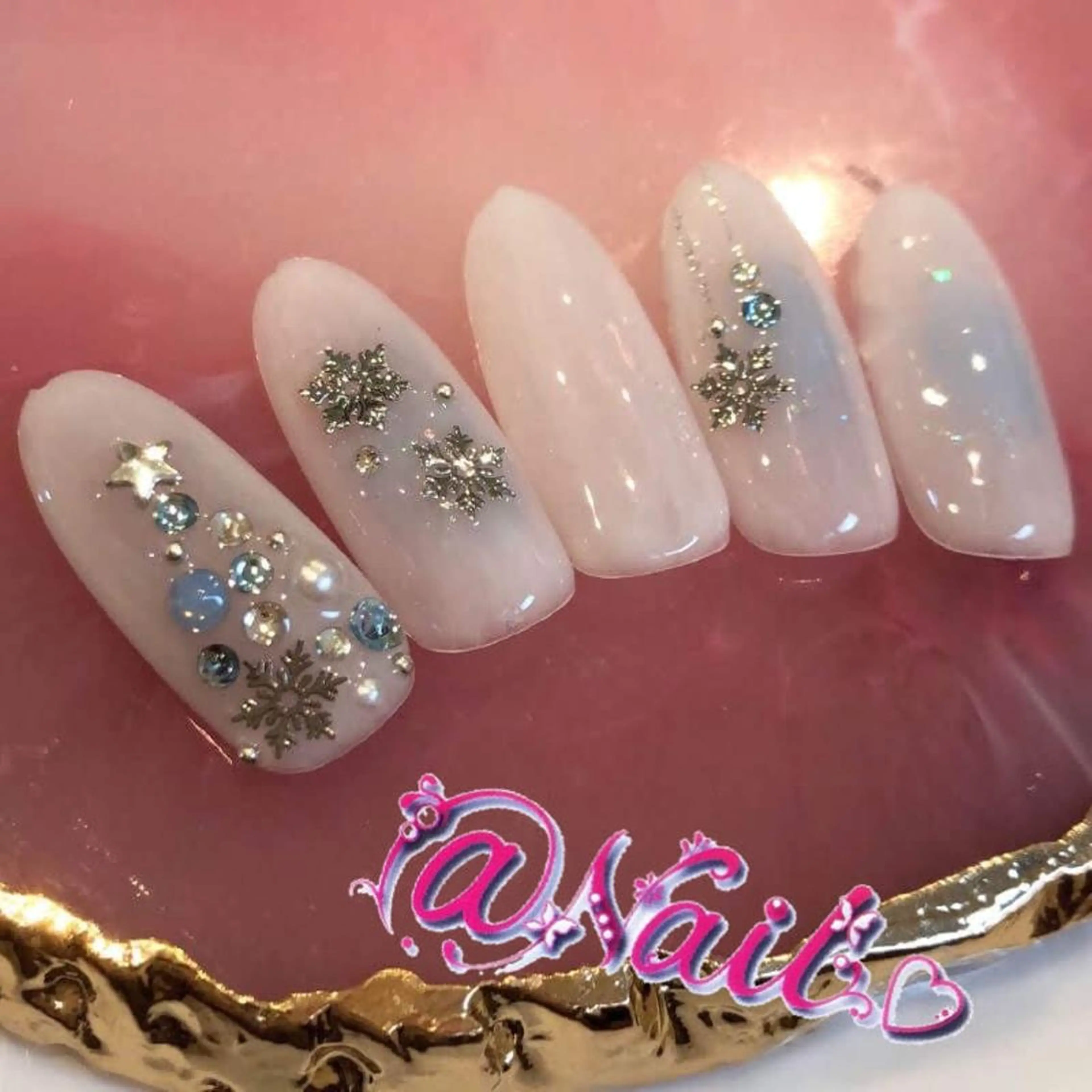 ネイル ネイルチップ 小尾 栞のネイルデザイン