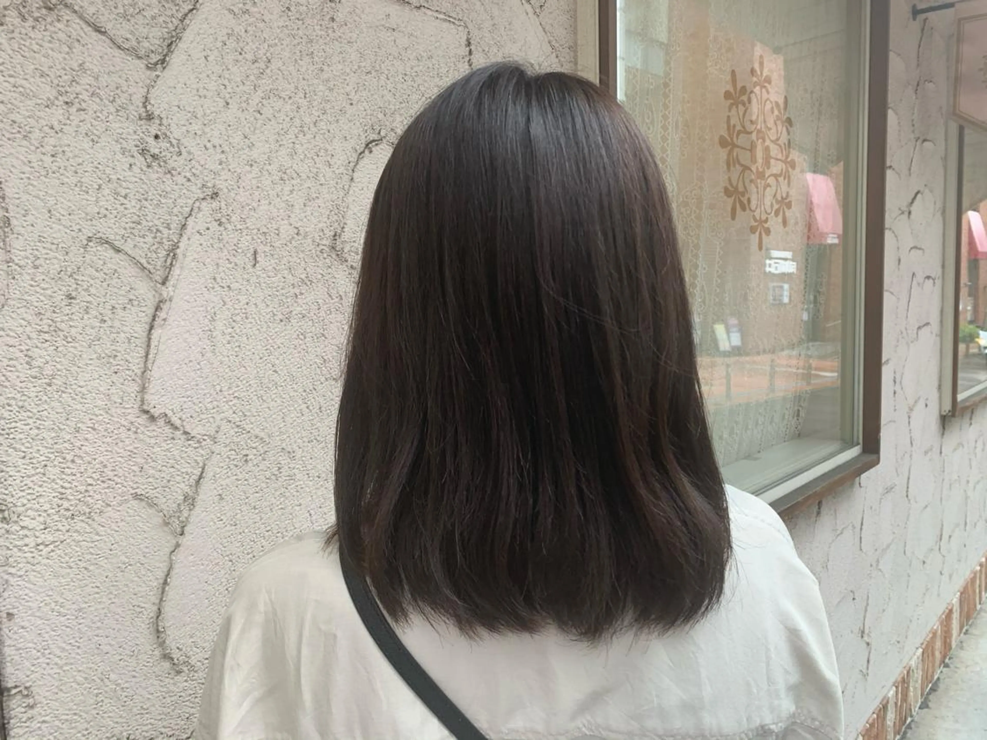 セミロング パーマ ストレートパーマ One By The Ect所属・ショート/脱白髪染め ☆宇﨑悠実のヘアスタイル